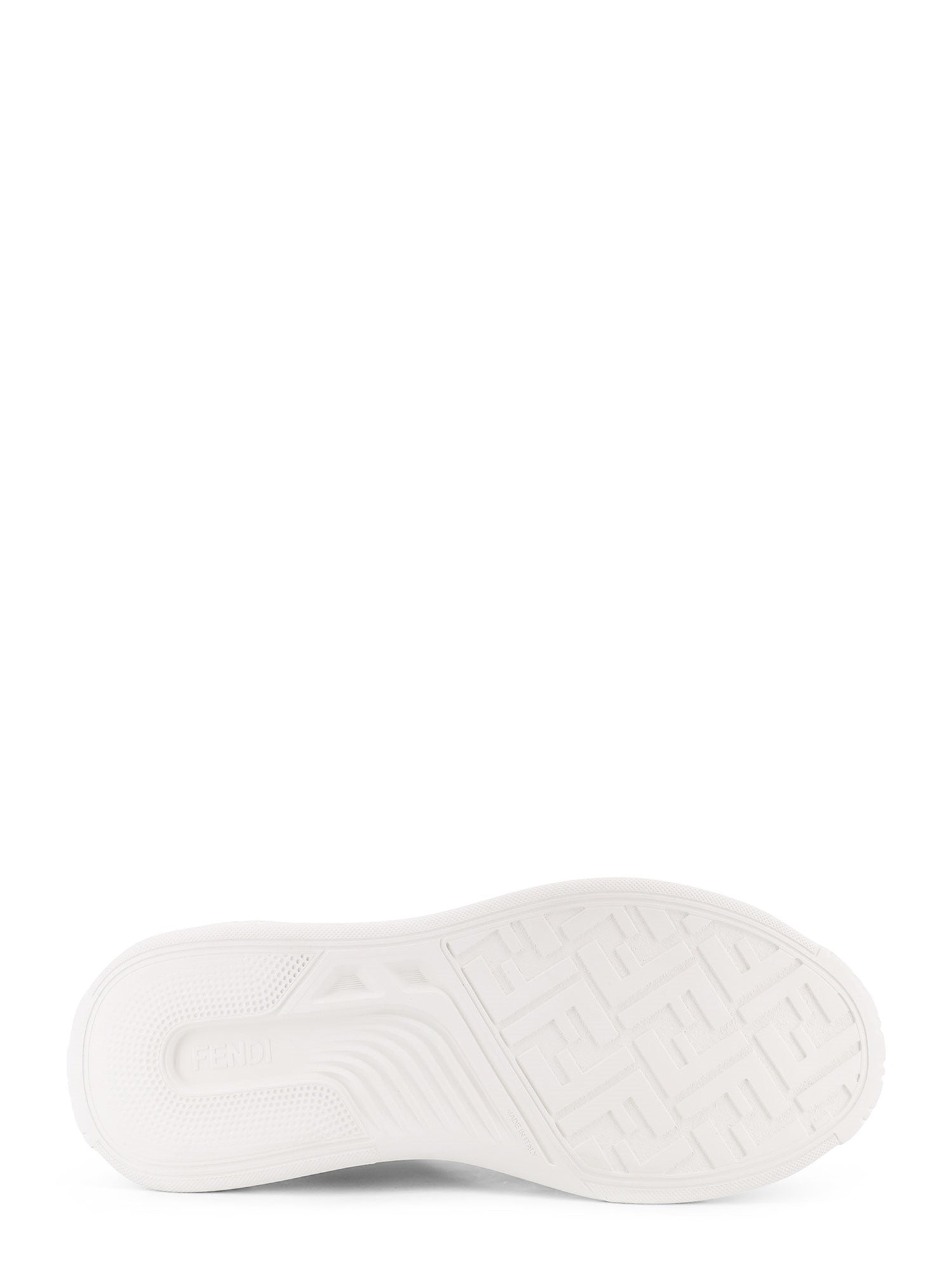 Fendi Sneakers Bianco Bian Ice Beig Pelle