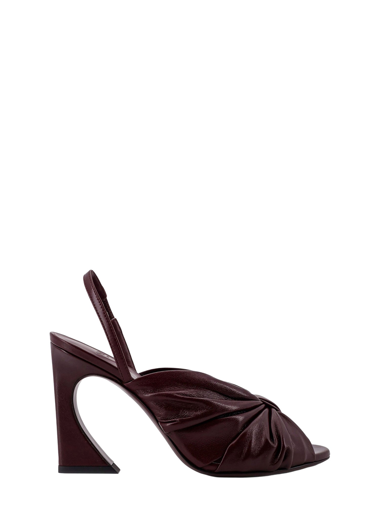 Fendi With Heel Plum Pelle