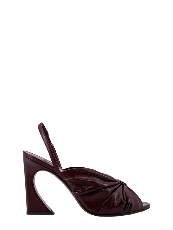 Fendi With Heel Plum Pelle