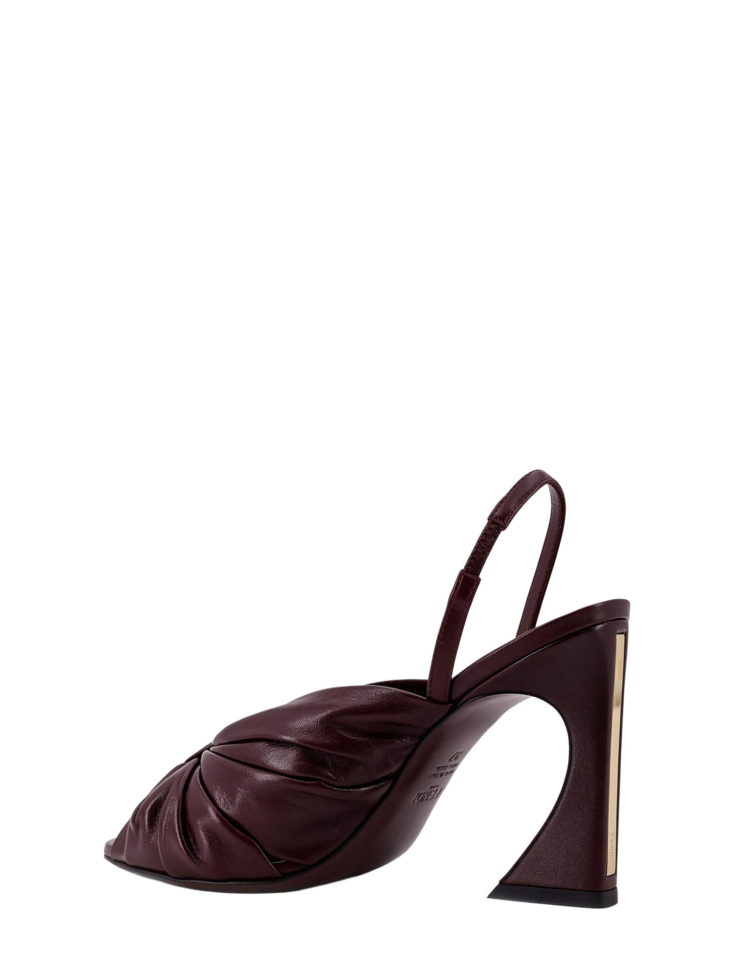Fendi With Heel Plum Pelle