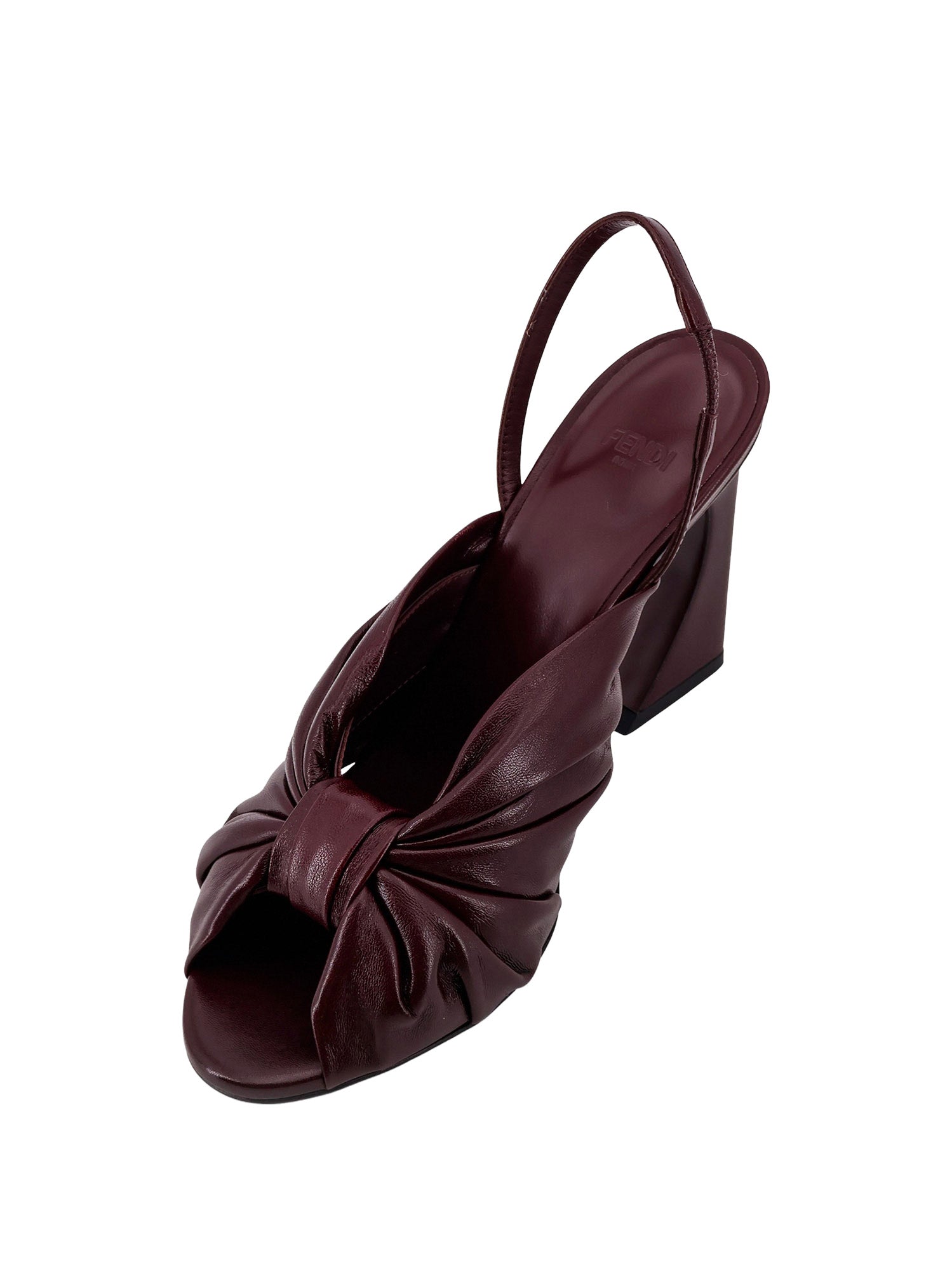 Fendi With Heel Plum Pelle