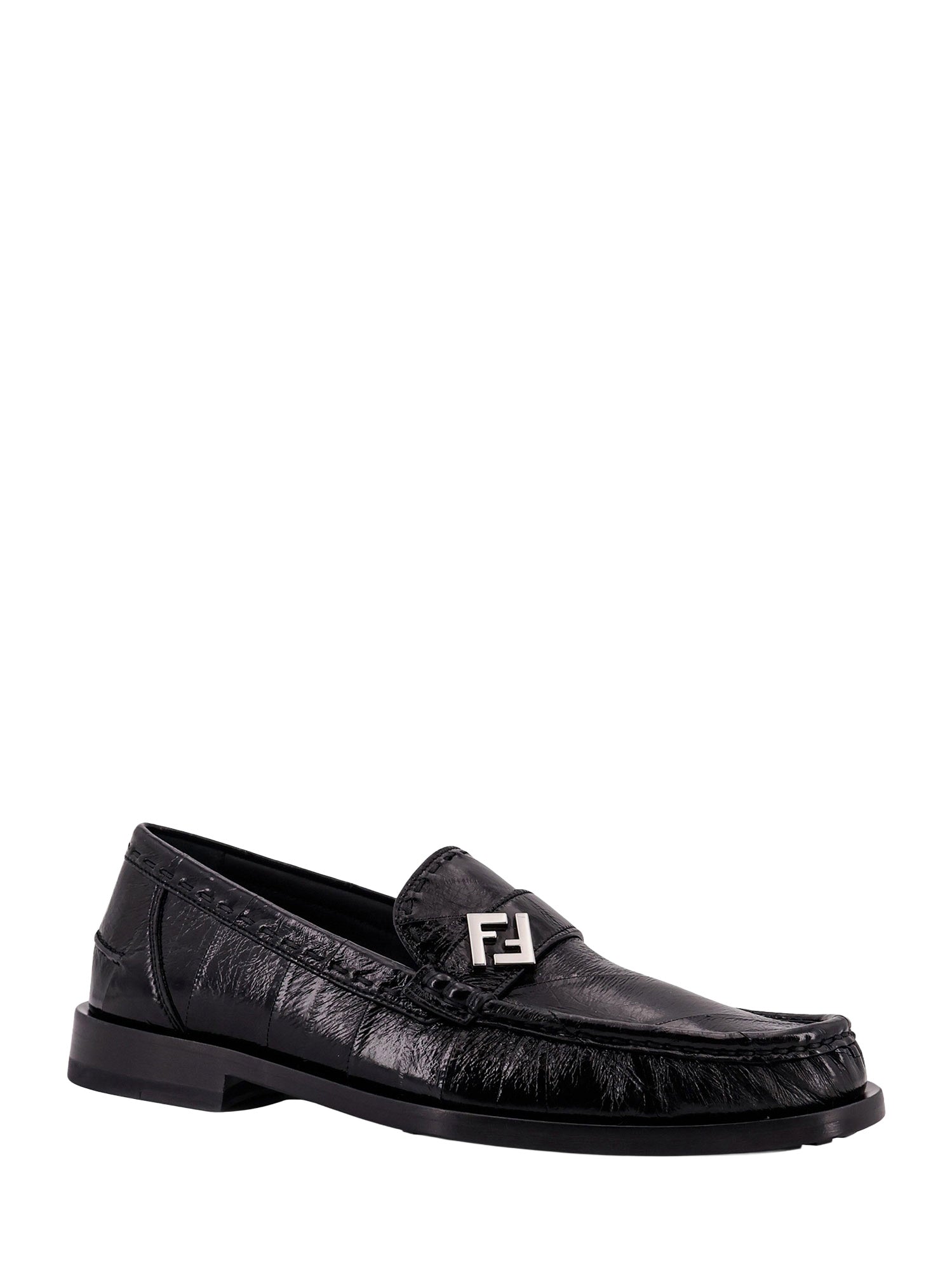 Fendi Flat shoes Black Pelle