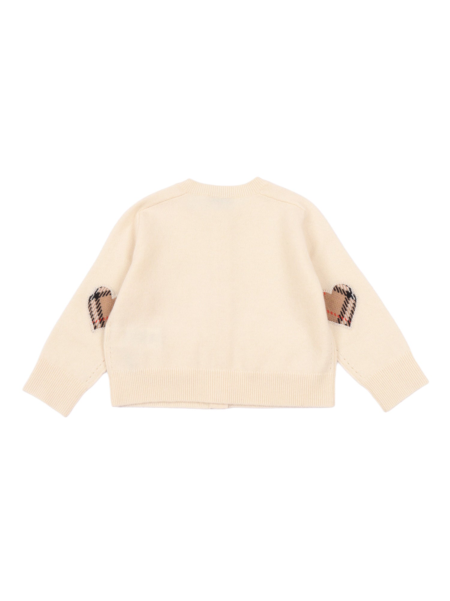 INF GIRL CARDIGANS Beige Wool Cashmere Cardigan
