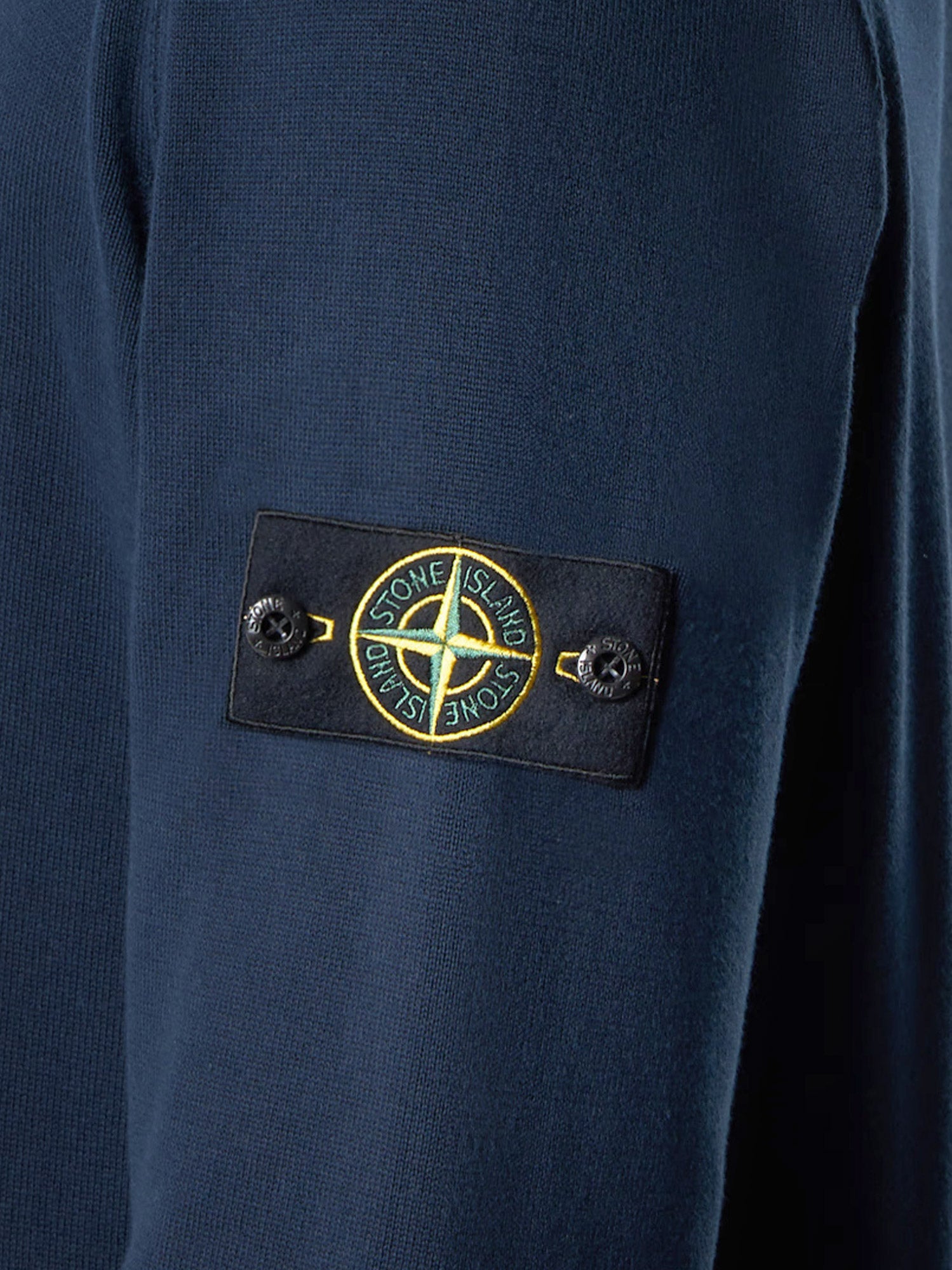 Stone Island Sweaters Blue Cotone