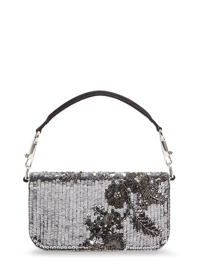 Valentino Garavani Bags Nero-silver/nero/crystal Raso