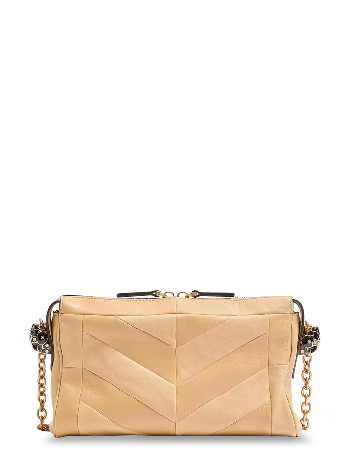 Valentino Garavani Bags Gold Beige Pelle