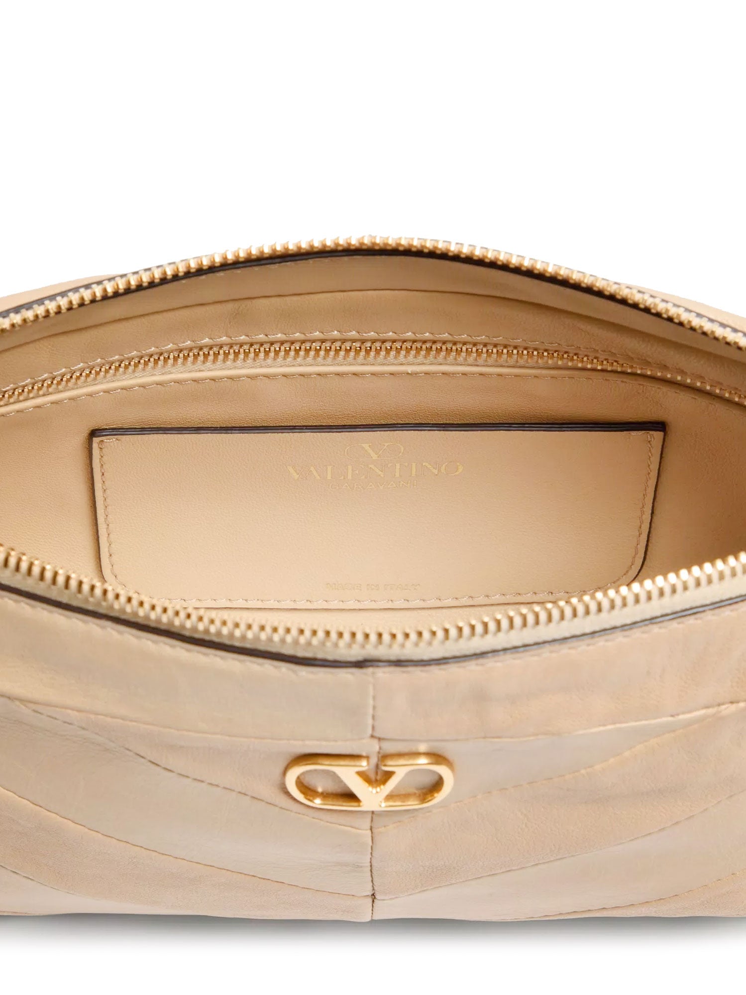 Valentino Garavani Bags Gold Beige Pelle