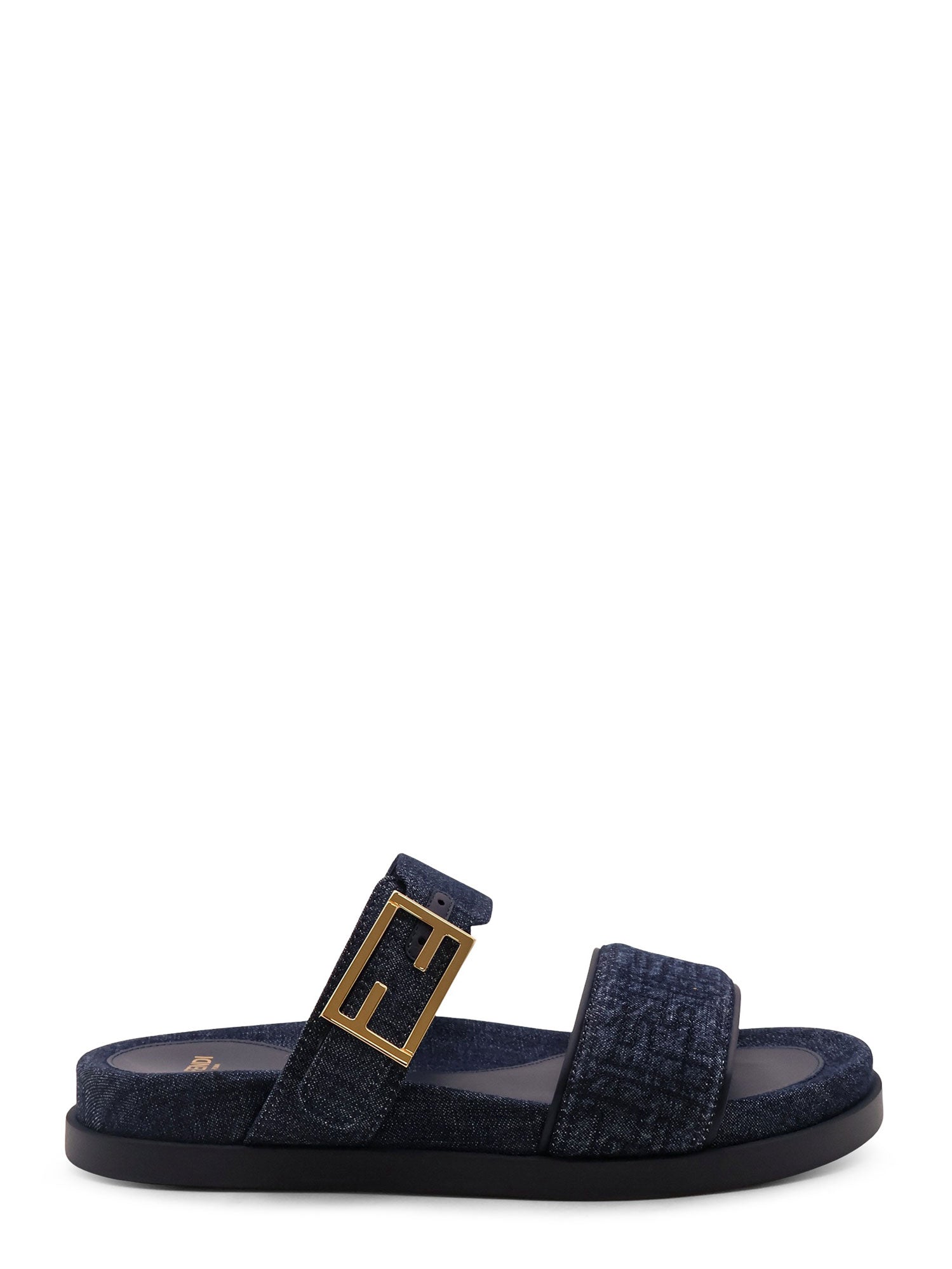 Fendi Sandals Blu Scuro+blu Scuro Cotone