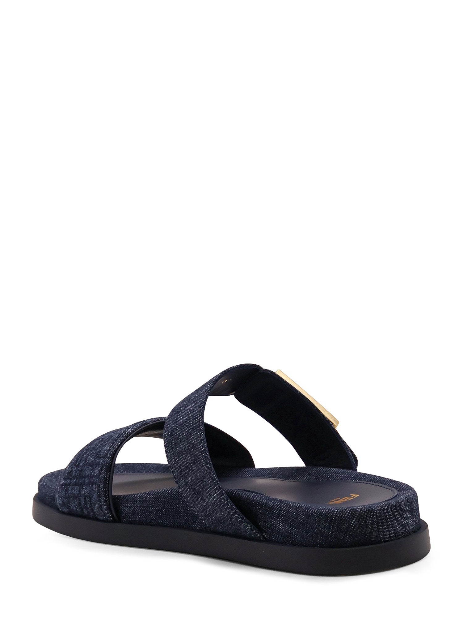 Fendi Sandals Blu Scuro+blu Scuro Cotone