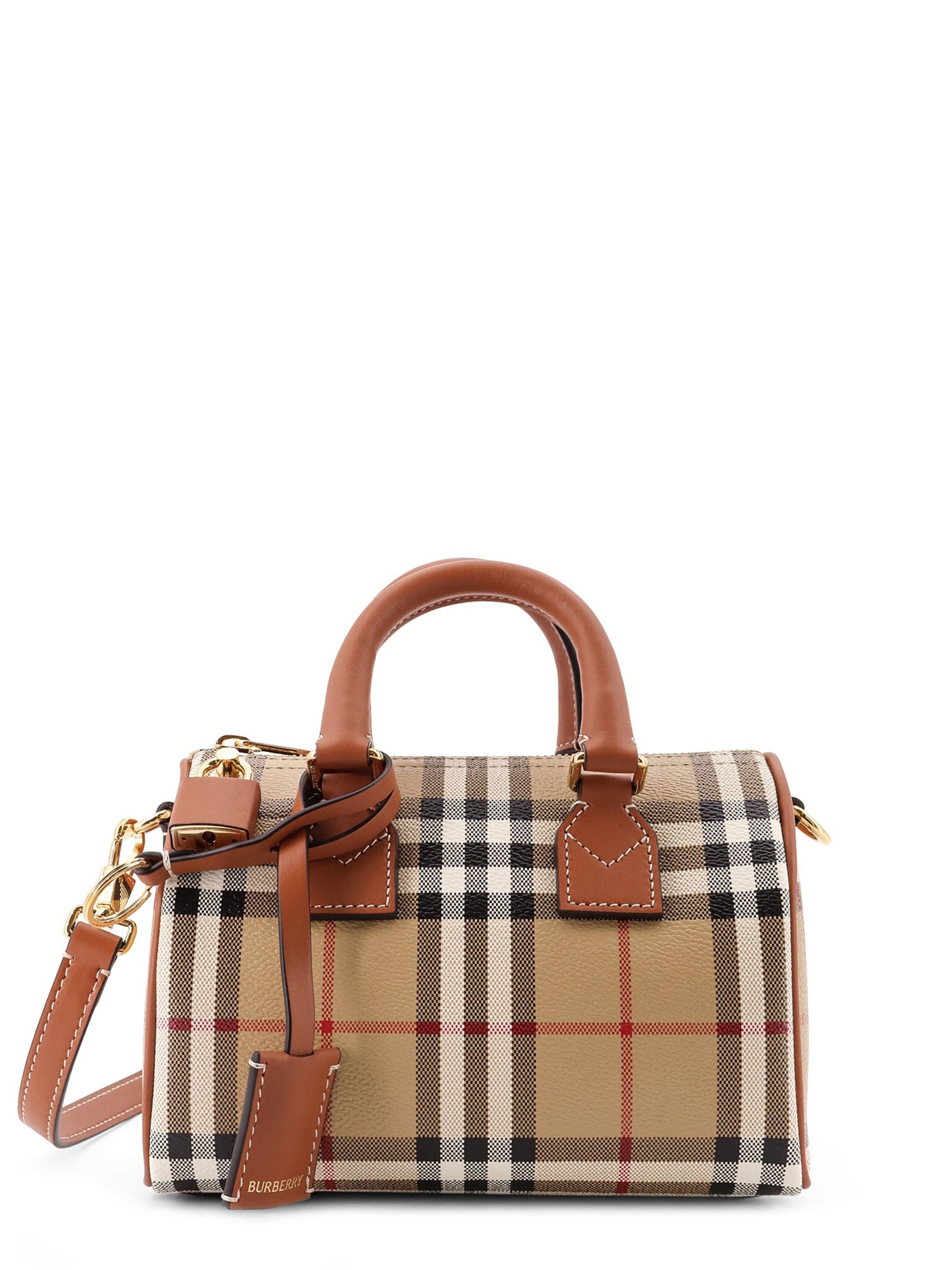 Burberry Bags Bri Ar Brown Tela Spalmata