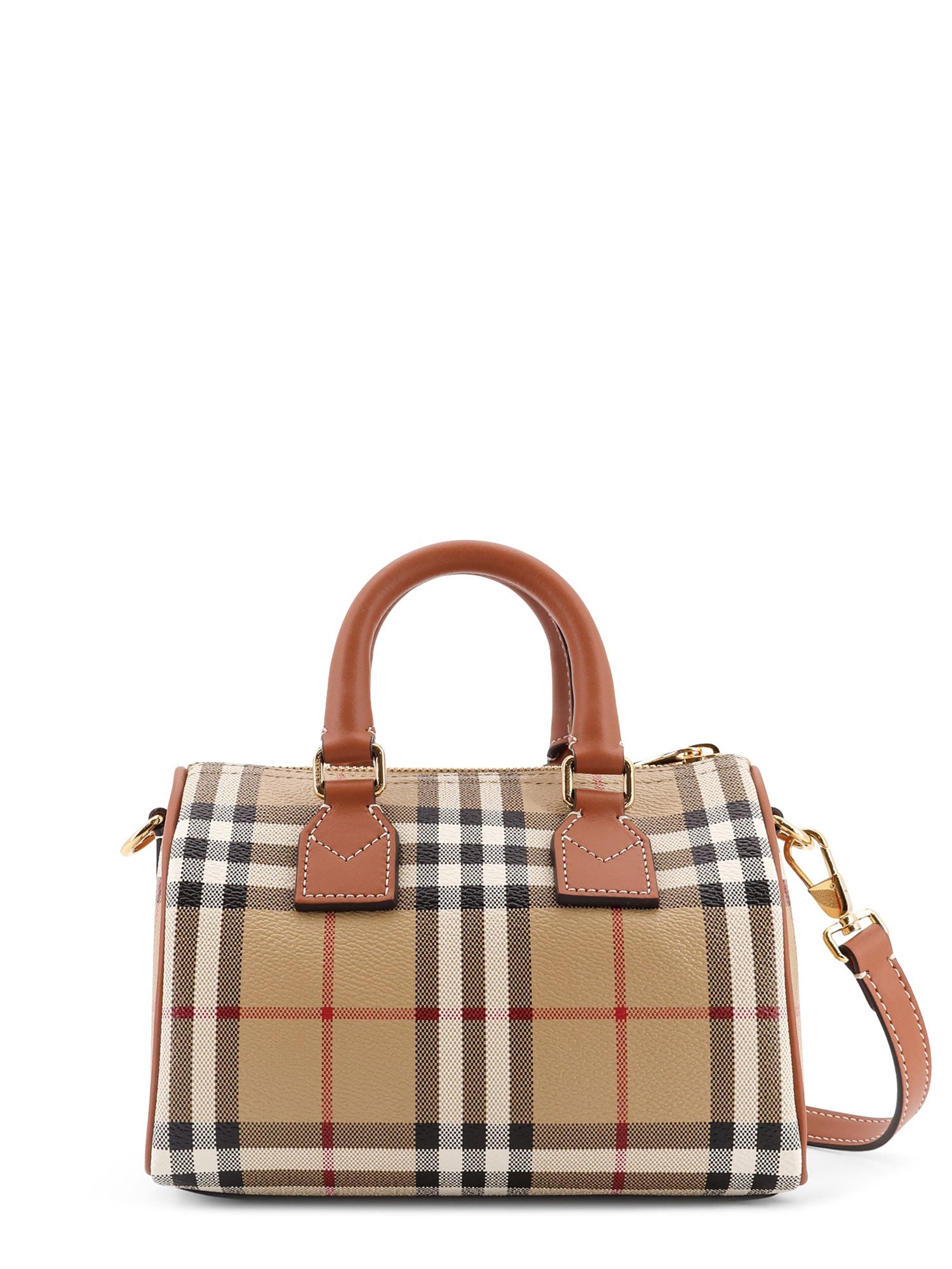Burberry Bags Bri Ar Brown Tela Spalmata
