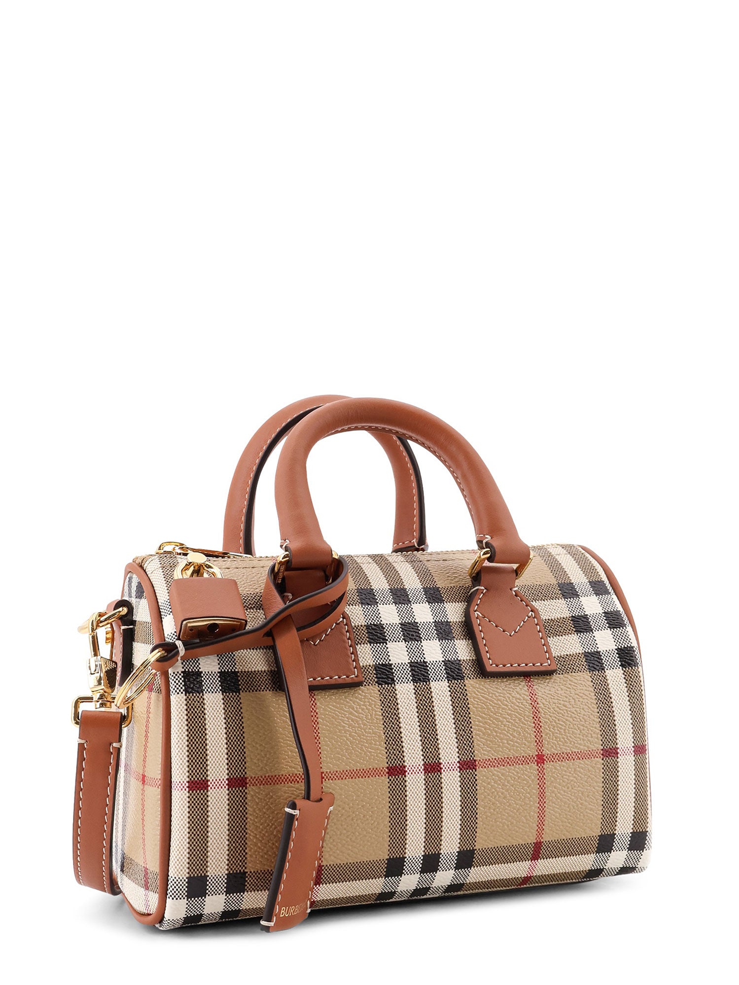 Burberry Bags Bri Ar Brown Tela Spalmata