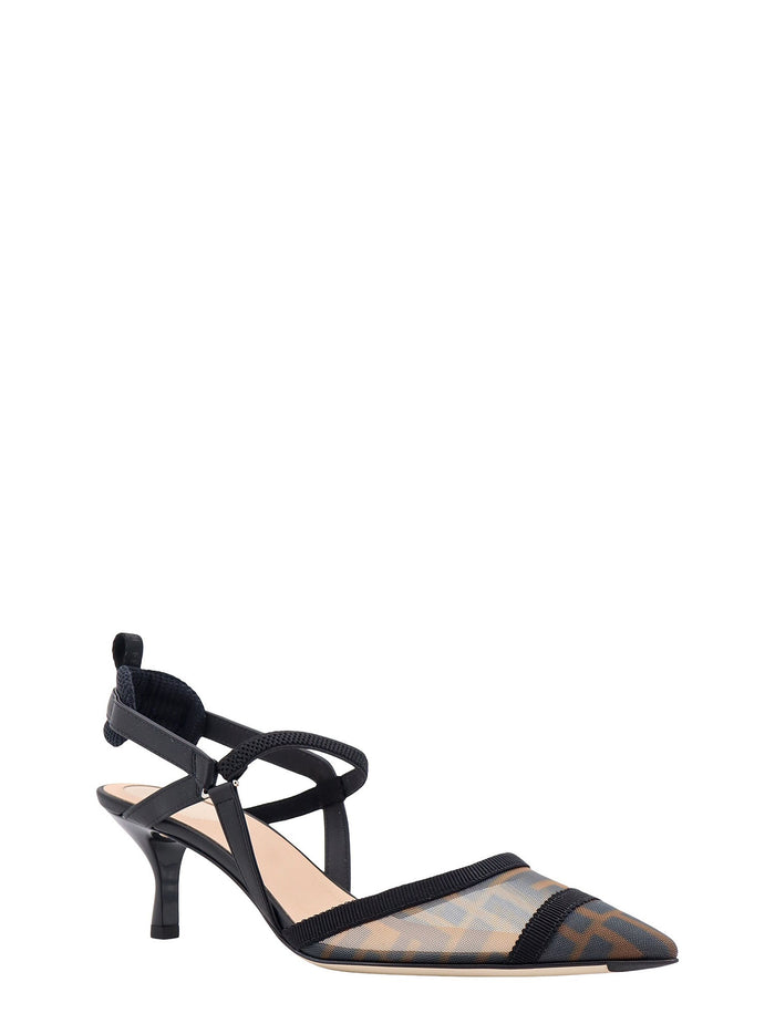 Fendi With Heel Tab.nero Nero Nylon