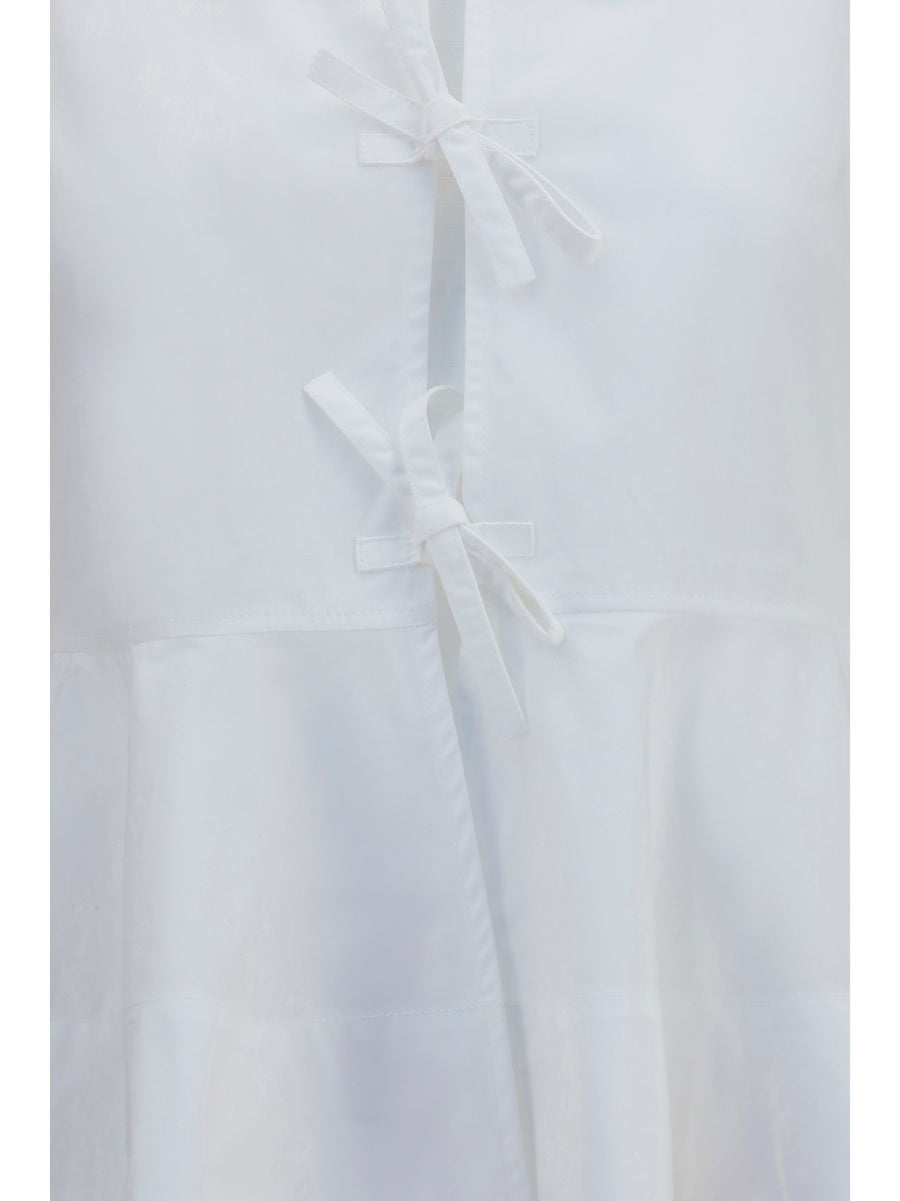 Blouse Cotton Poplin Bright White Jacket
