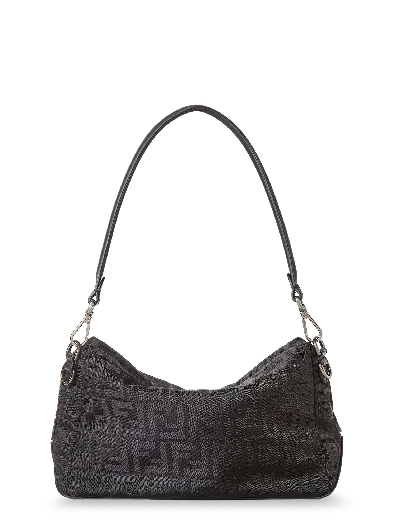 Fendi Bags Nero+rut.ubl.sat Nylon/pelle