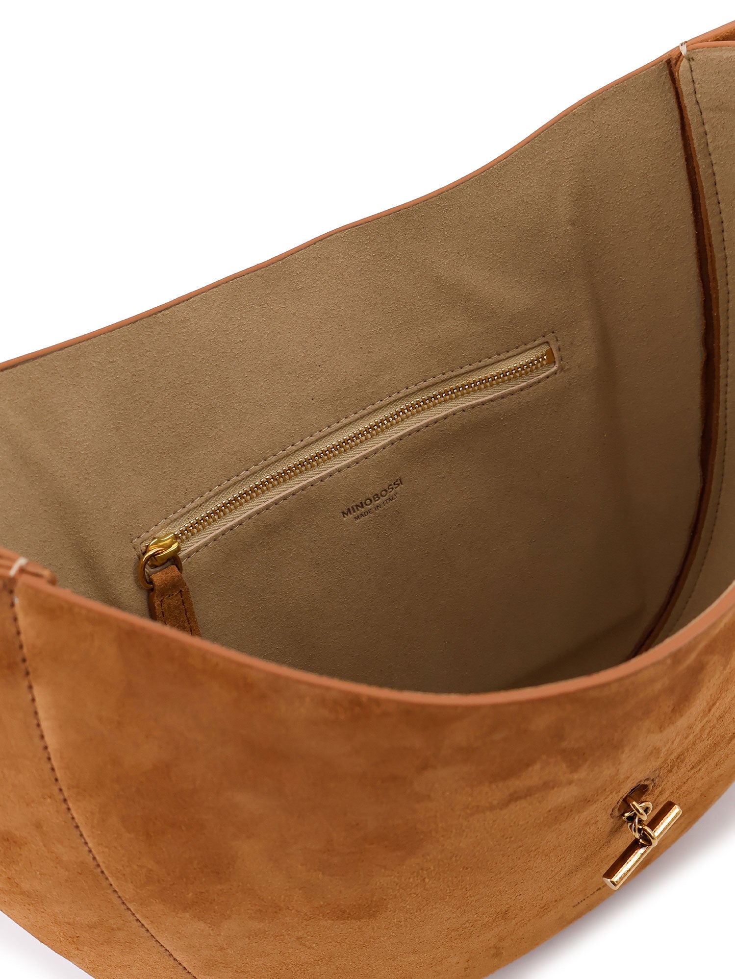 Minobossi Bags Rosegold Suede
