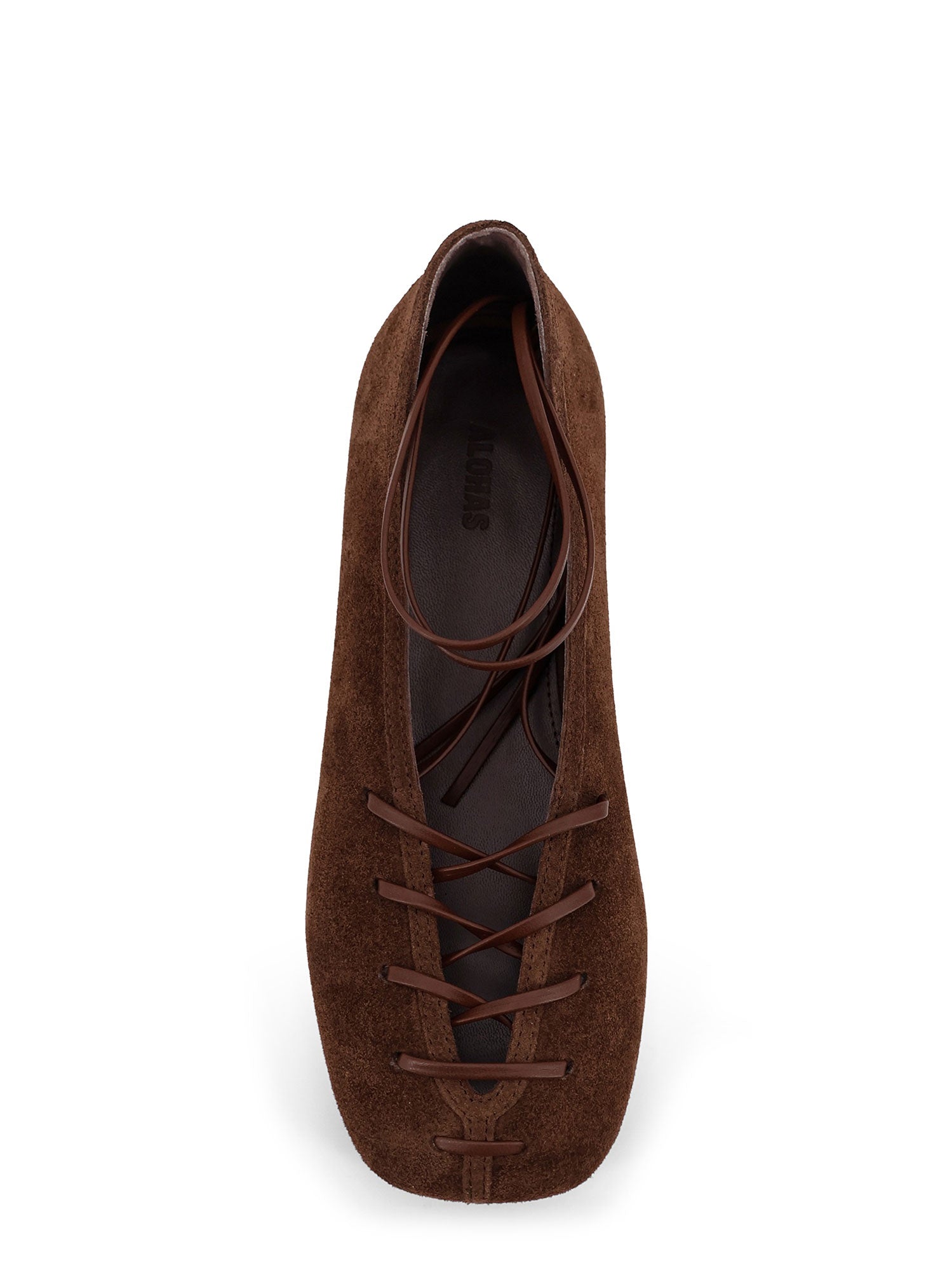 ALOHAS Flat shoes Brown Suede