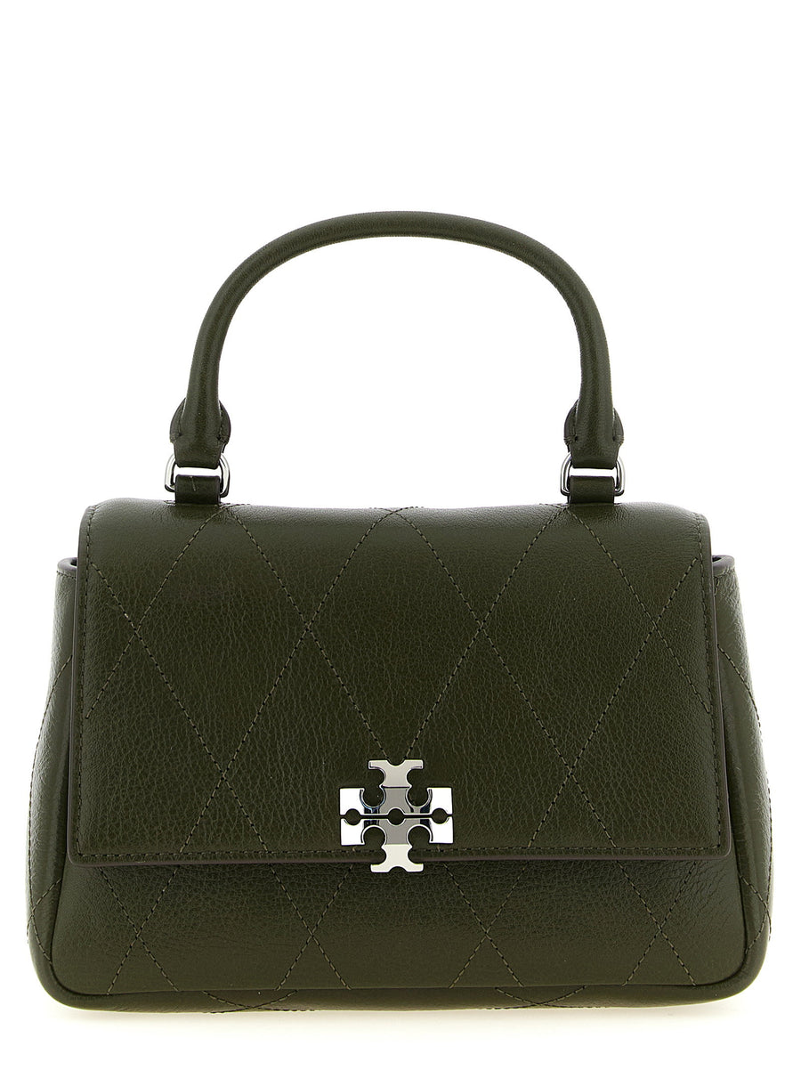 Tory Burch Charlie Top Handle Bag — Green