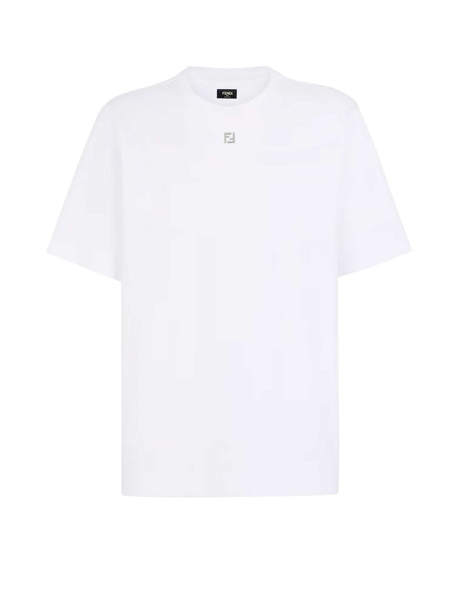 Fendi T-shirts and Polos White Cotone