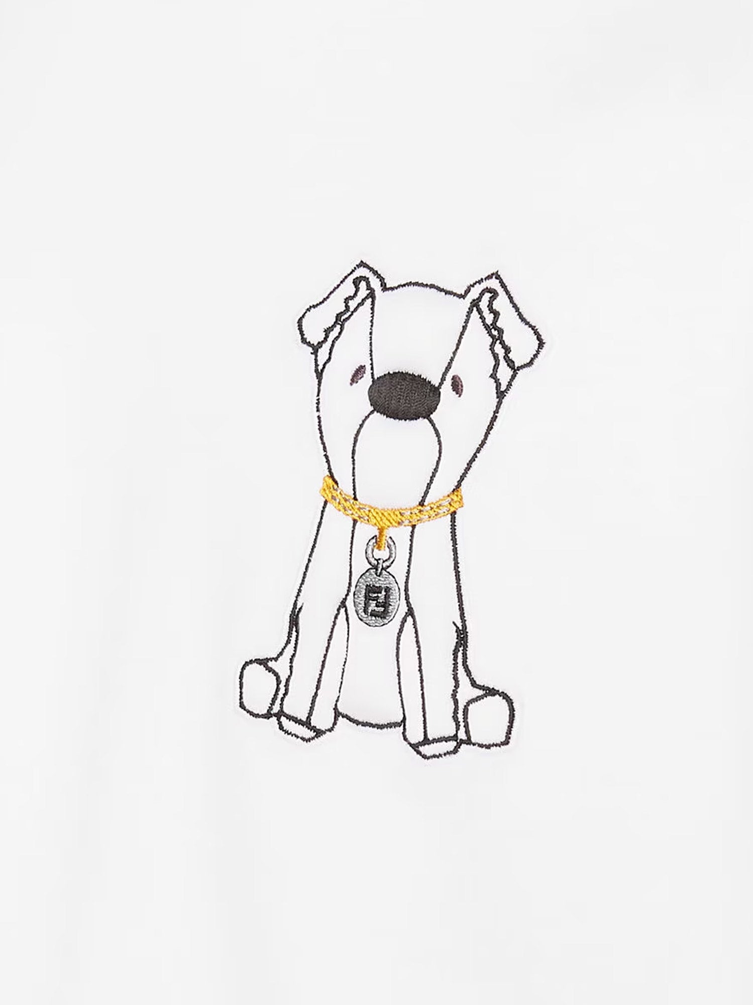 Fendi T-Shirts And Polos White Cotone