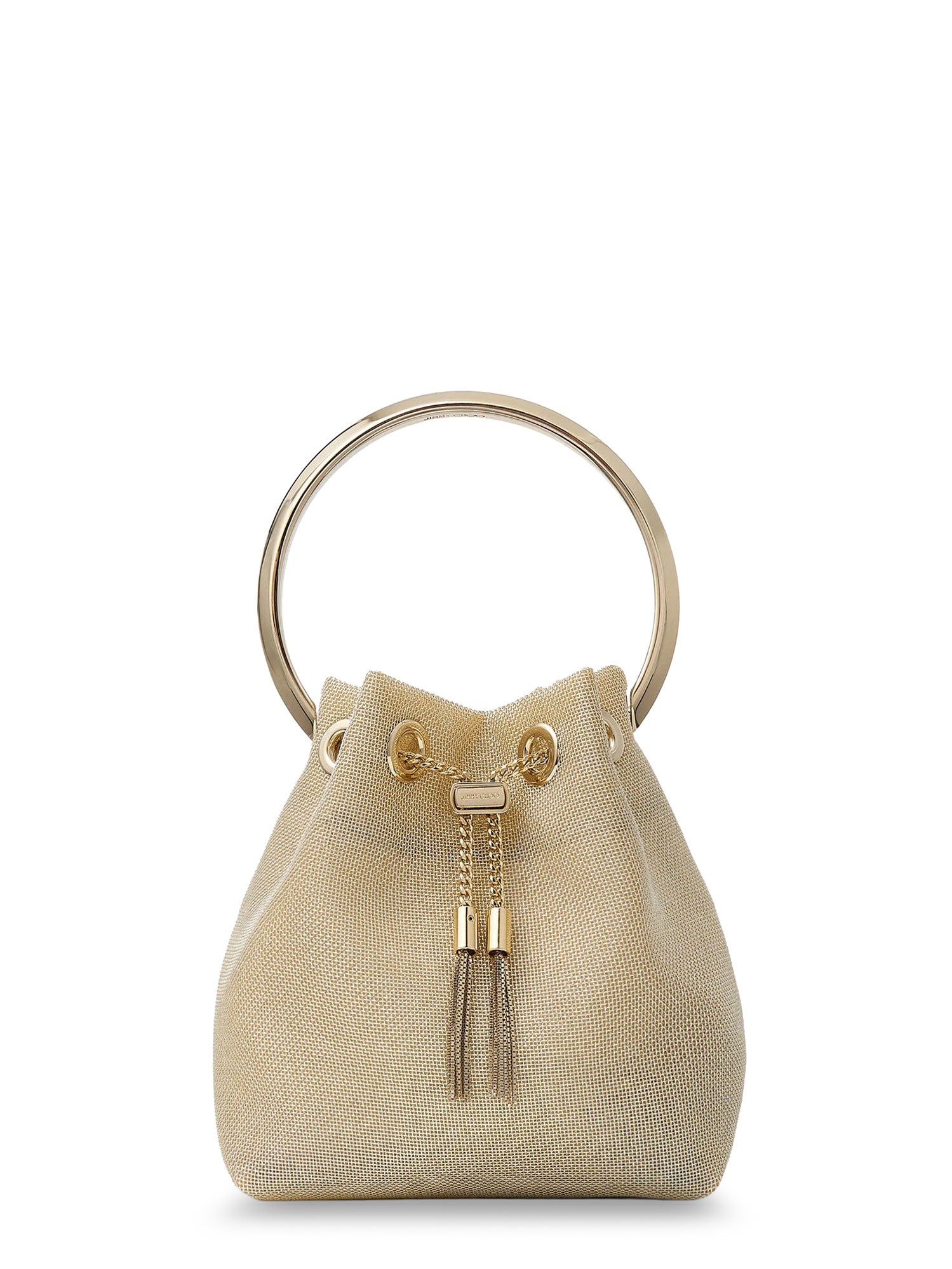Jimmy Choo Bags Champagnelightgold Mesh