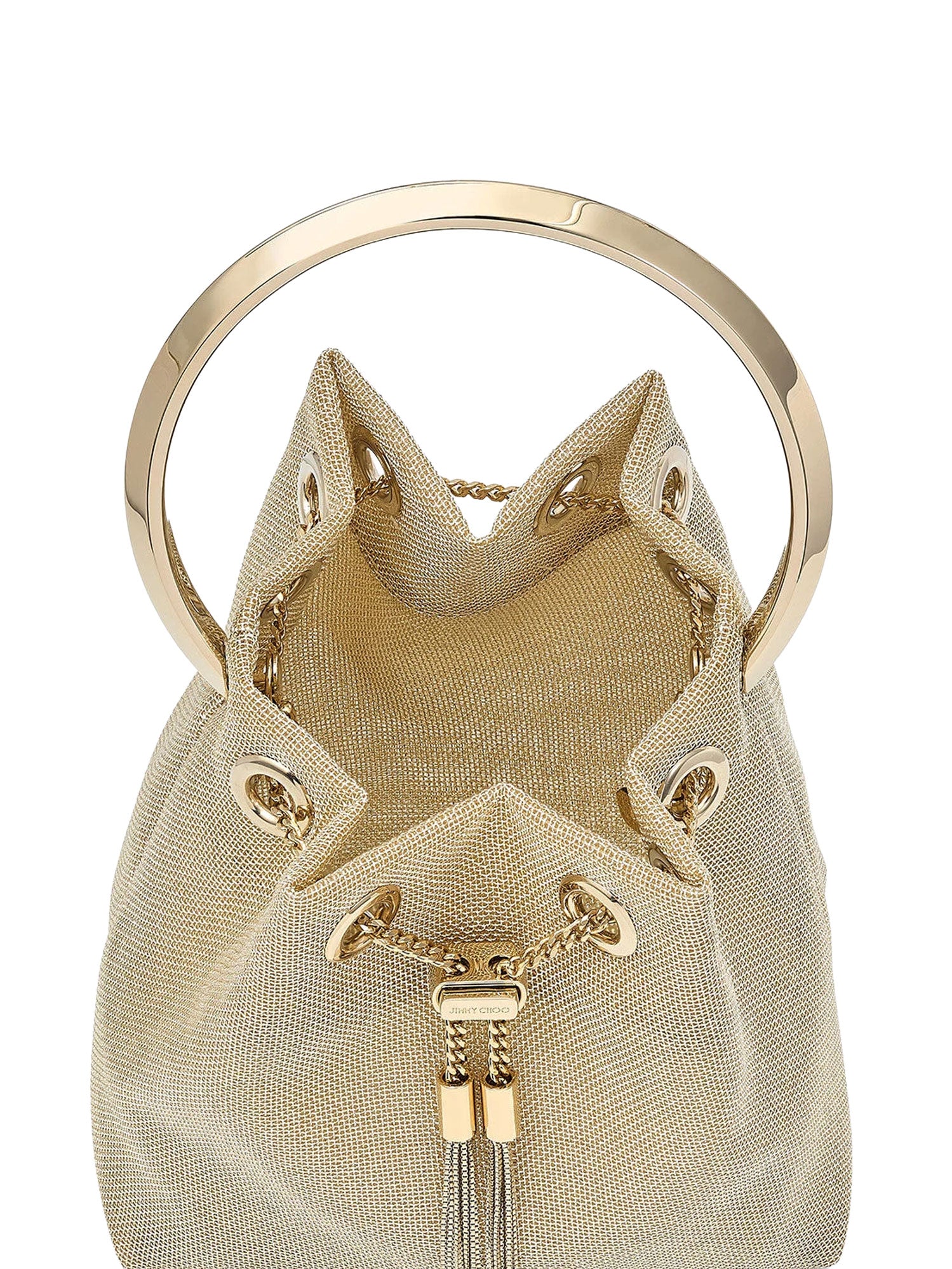 Jimmy Choo Bags Champagnelightgold Mesh