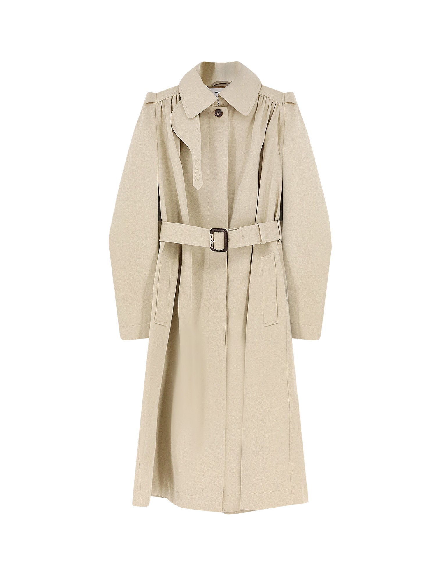 Alexander McQueen Coats Pale Beige Cotone