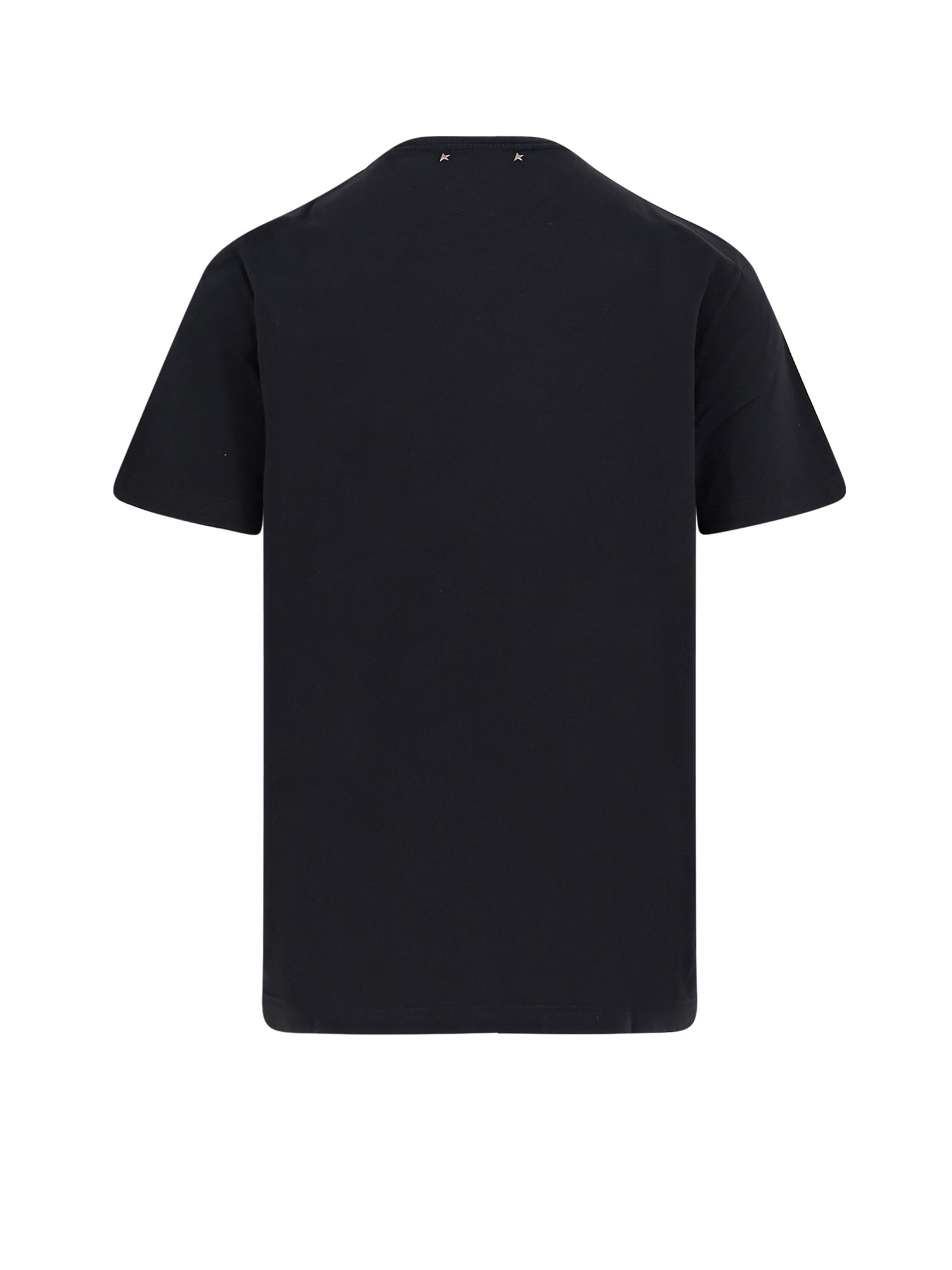 Golden Goose T-shirts and Polos Black Cotone