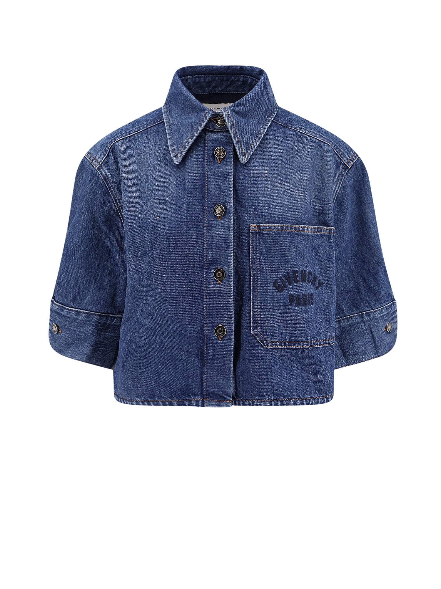 Givenchy Shirts Medium Blue Cotone