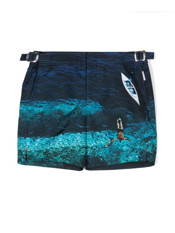 Orlebar Brown Outer: Polyester 100% swim shorts in blue