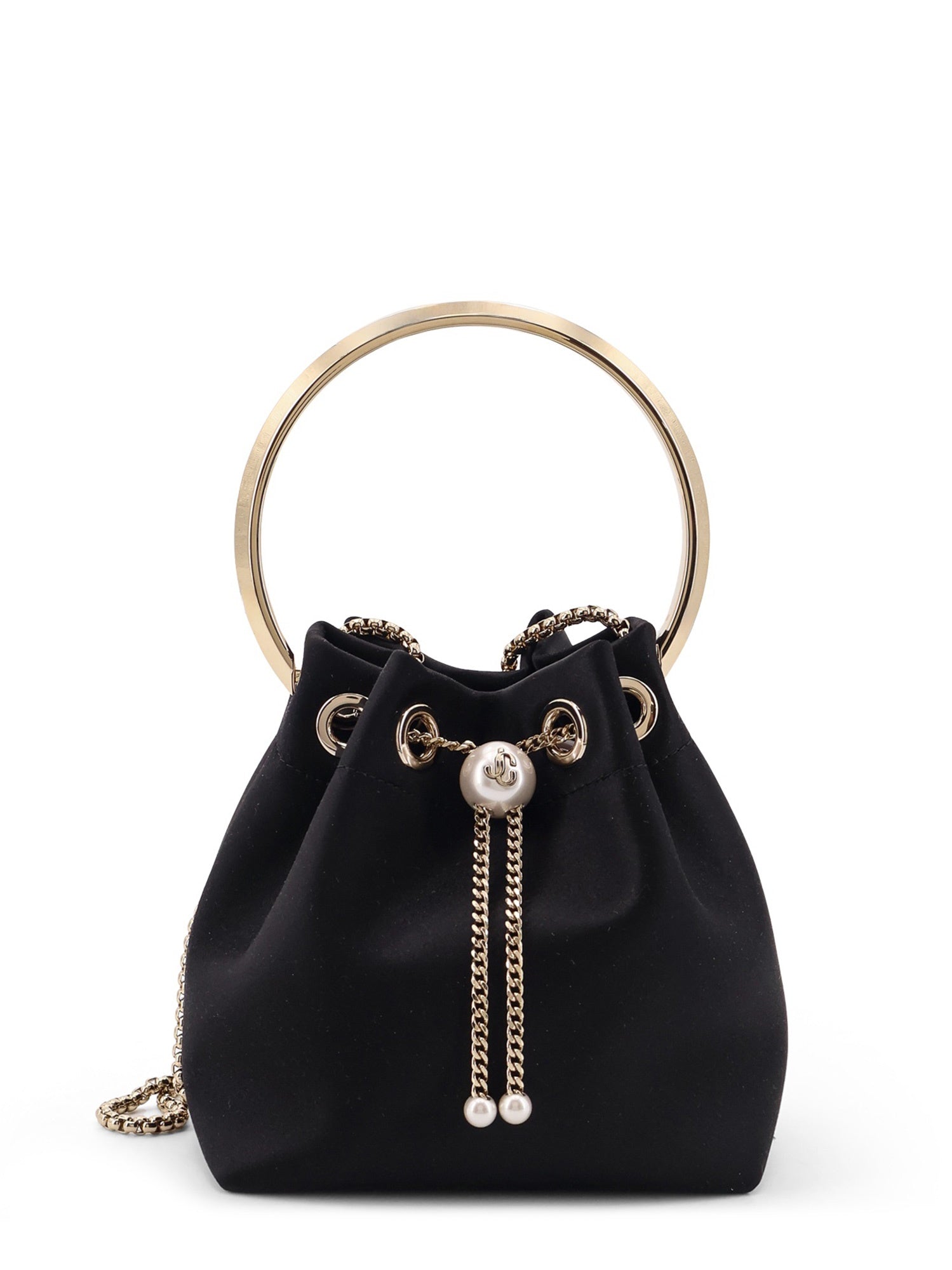 Jimmy Choo Bags Blacklightgold Satin/metallo