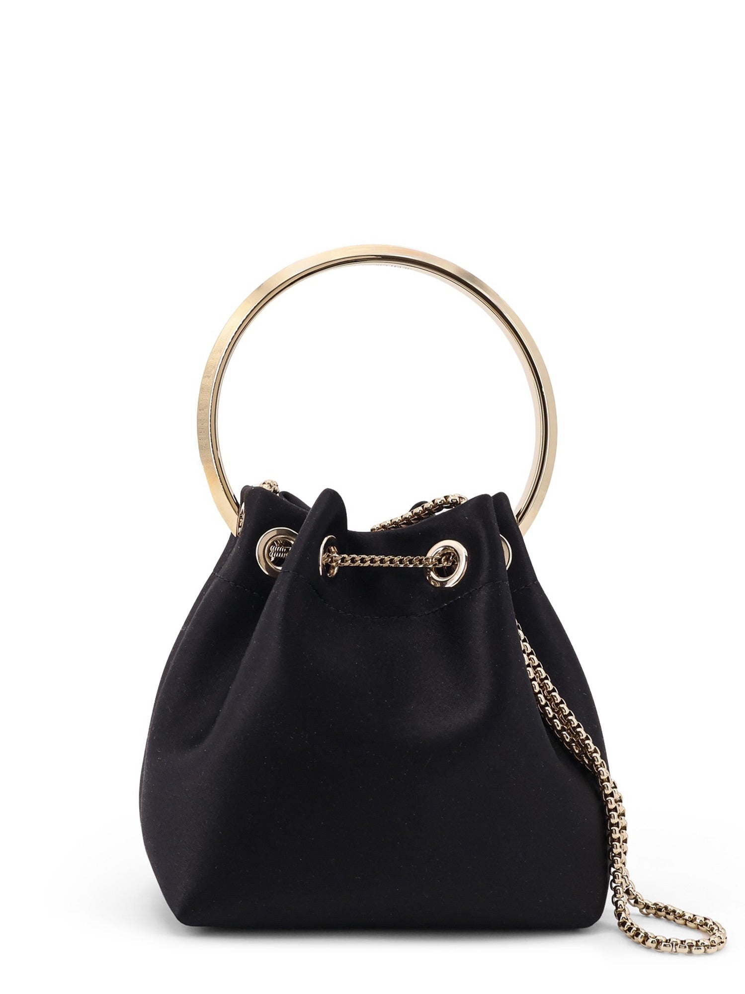 Jimmy Choo Bags Blacklightgold Satin/metallo