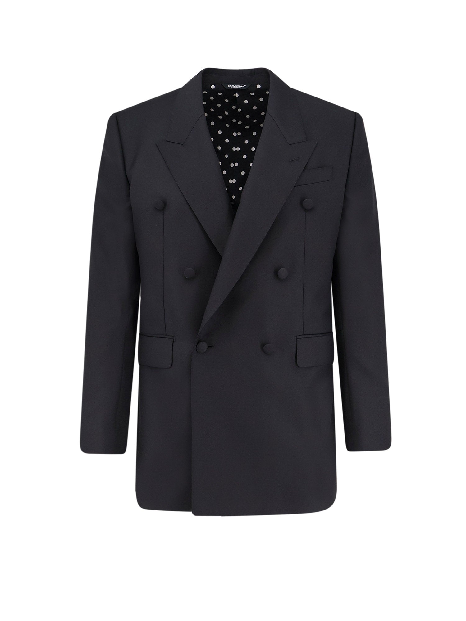 Dolce & Gabbana Clothing Black Lana Vergine