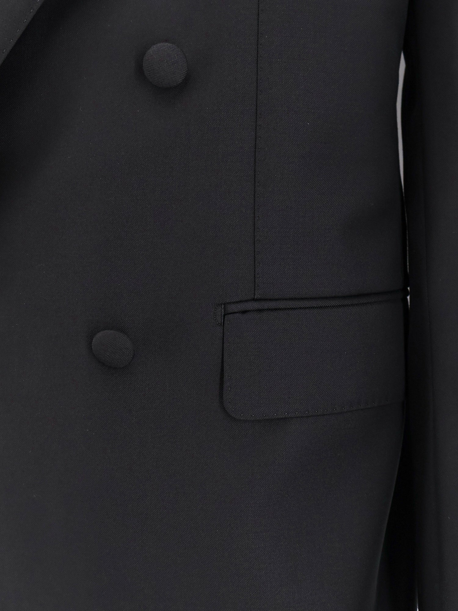 Dolce & Gabbana Clothing Black Lana Vergine
