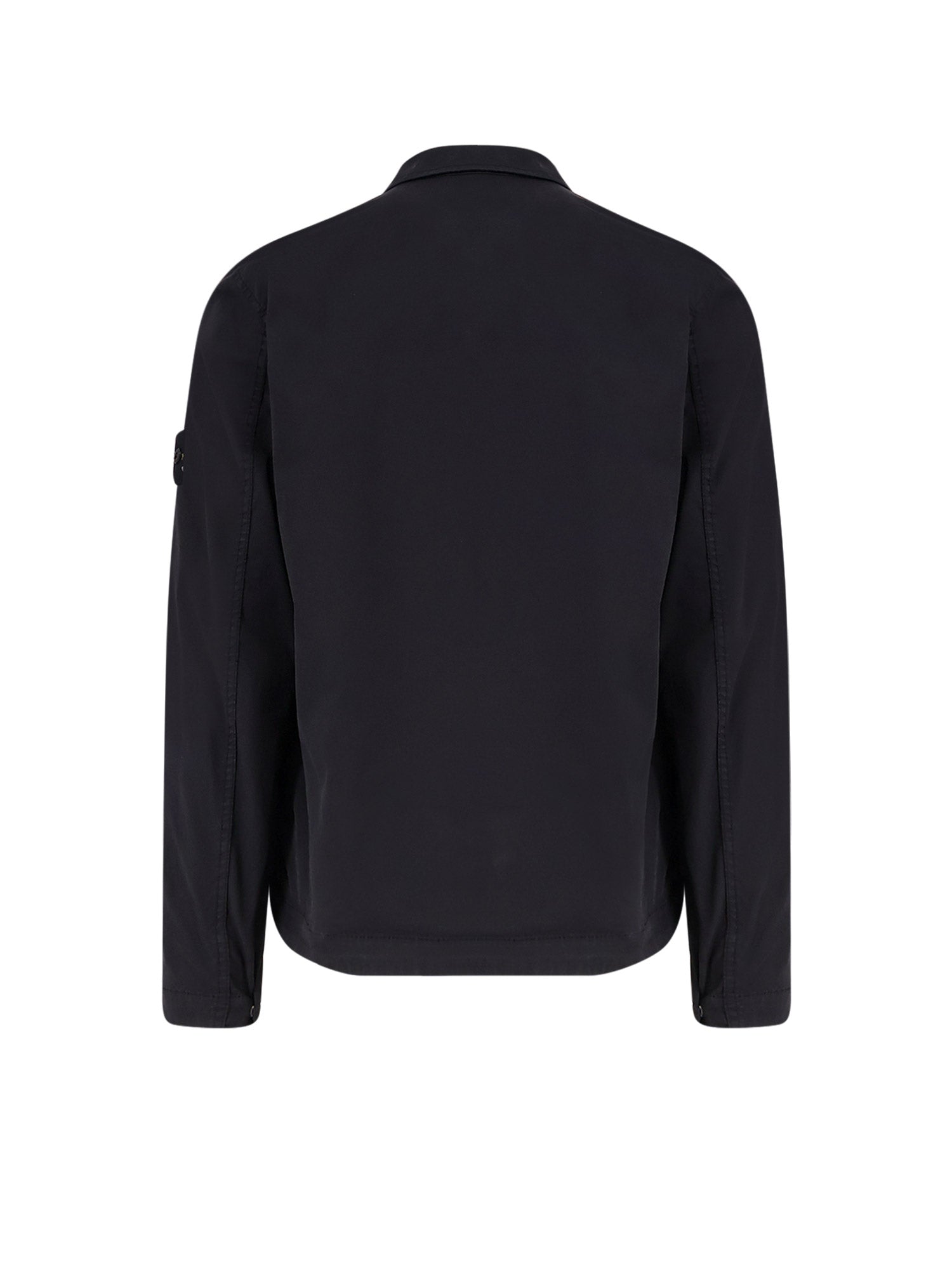 Stone Island Shirts Black Cotone Elastan