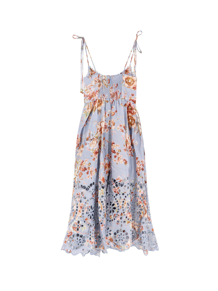 Zimmermann Dresses Chambray Floral Lino