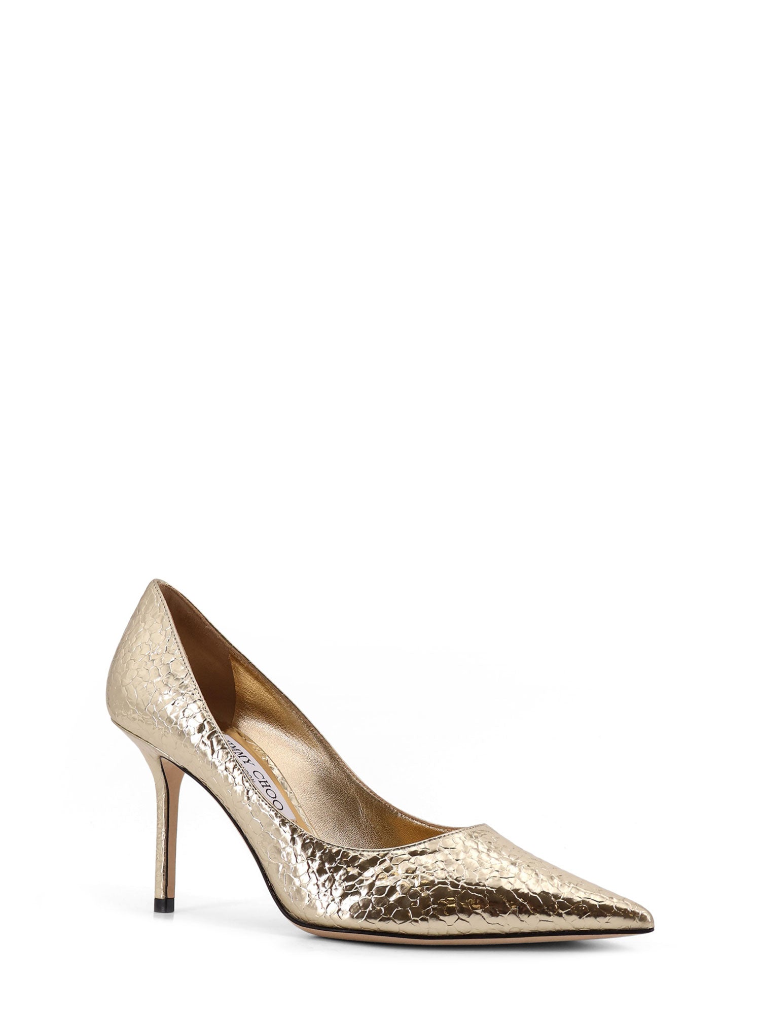 Jimmy Choo With Heel Golden Pelle