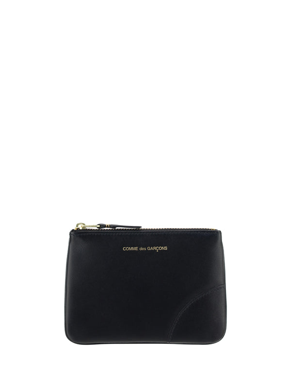 Leather Coin Purse Black Calf Umbrellas