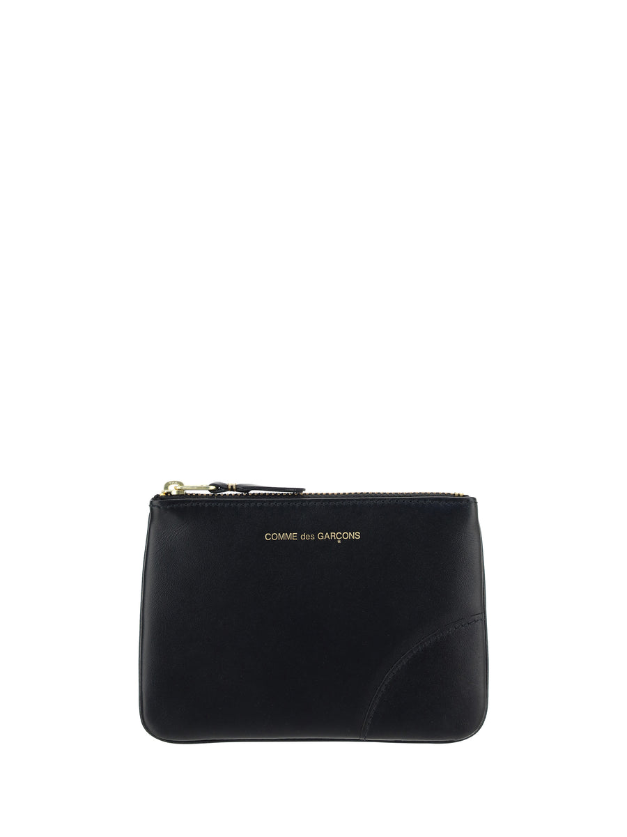 Leather Coin Purse Black Calf Umbrellas