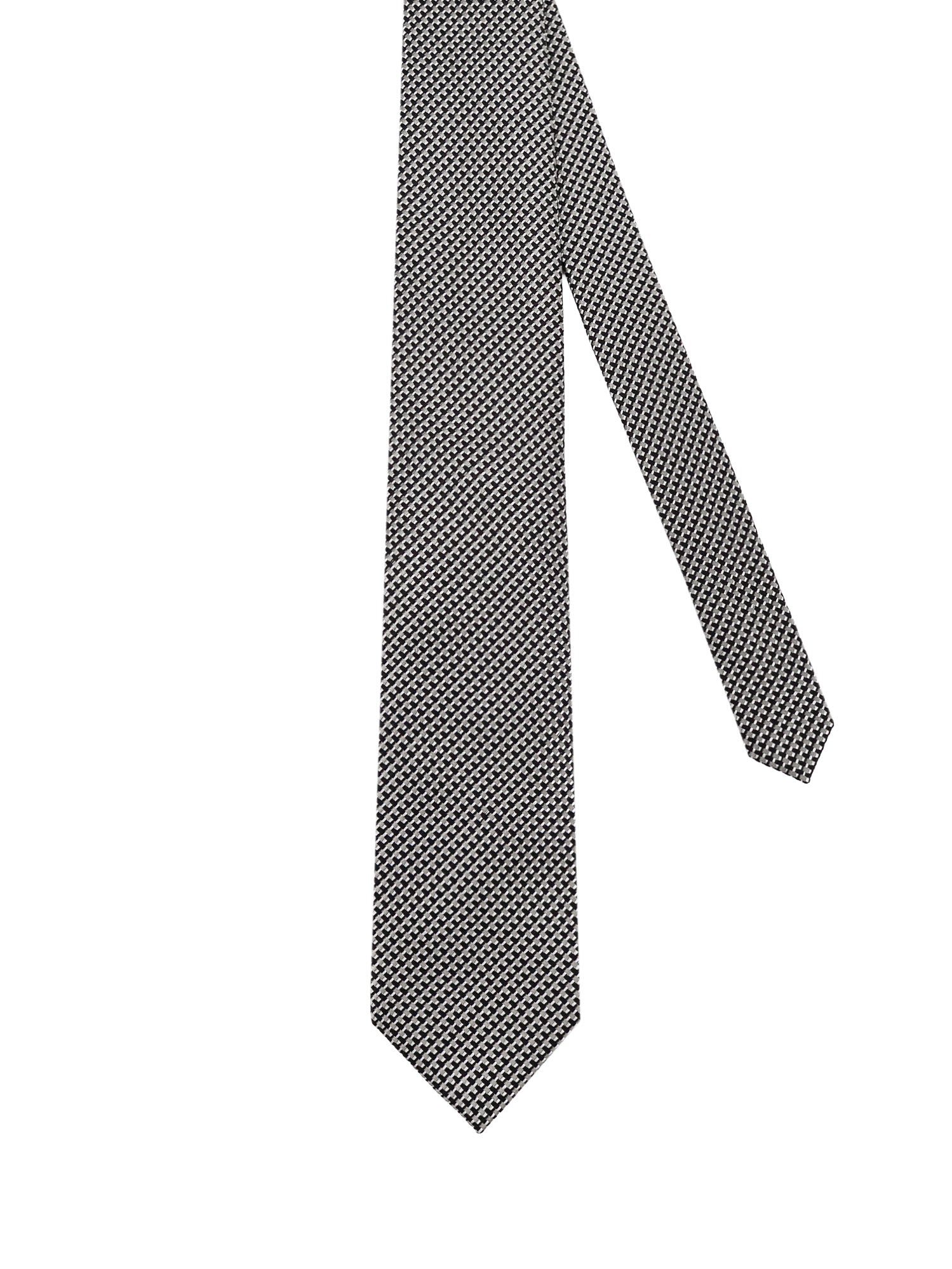 Tom Ford Ties Grey Seta