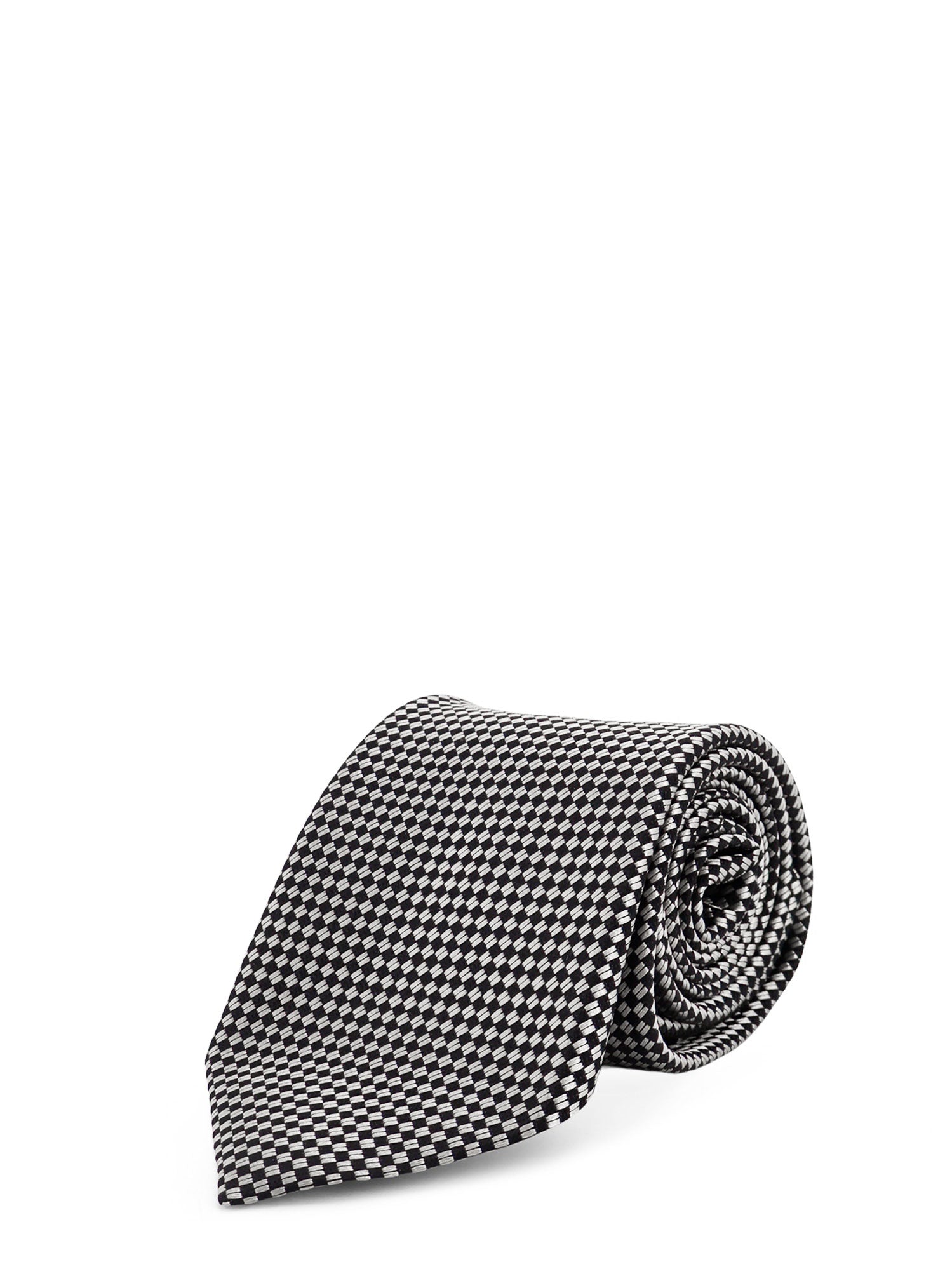 Tom Ford Ties Silver Seta
