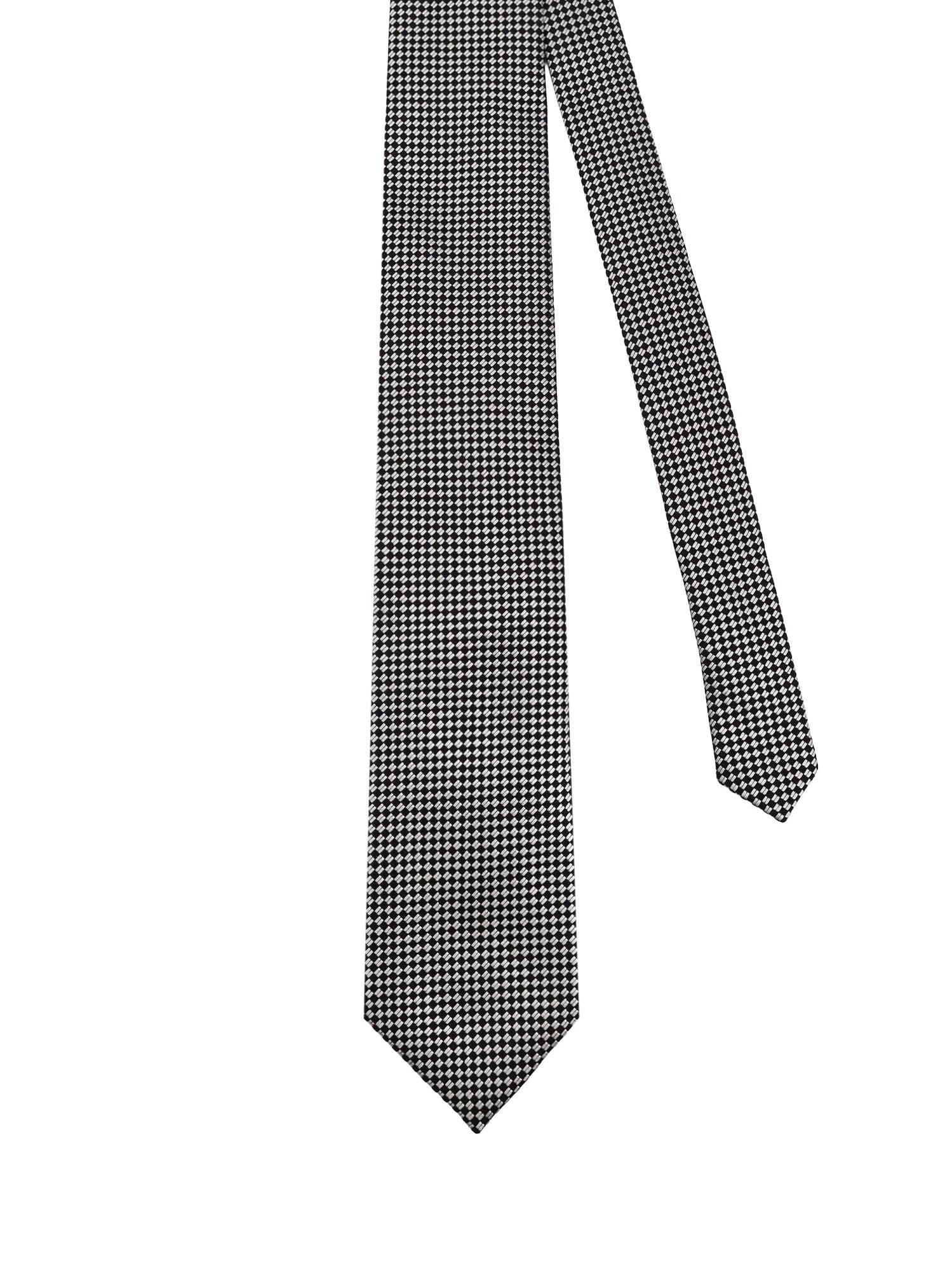 Tom Ford Ties Silver Seta