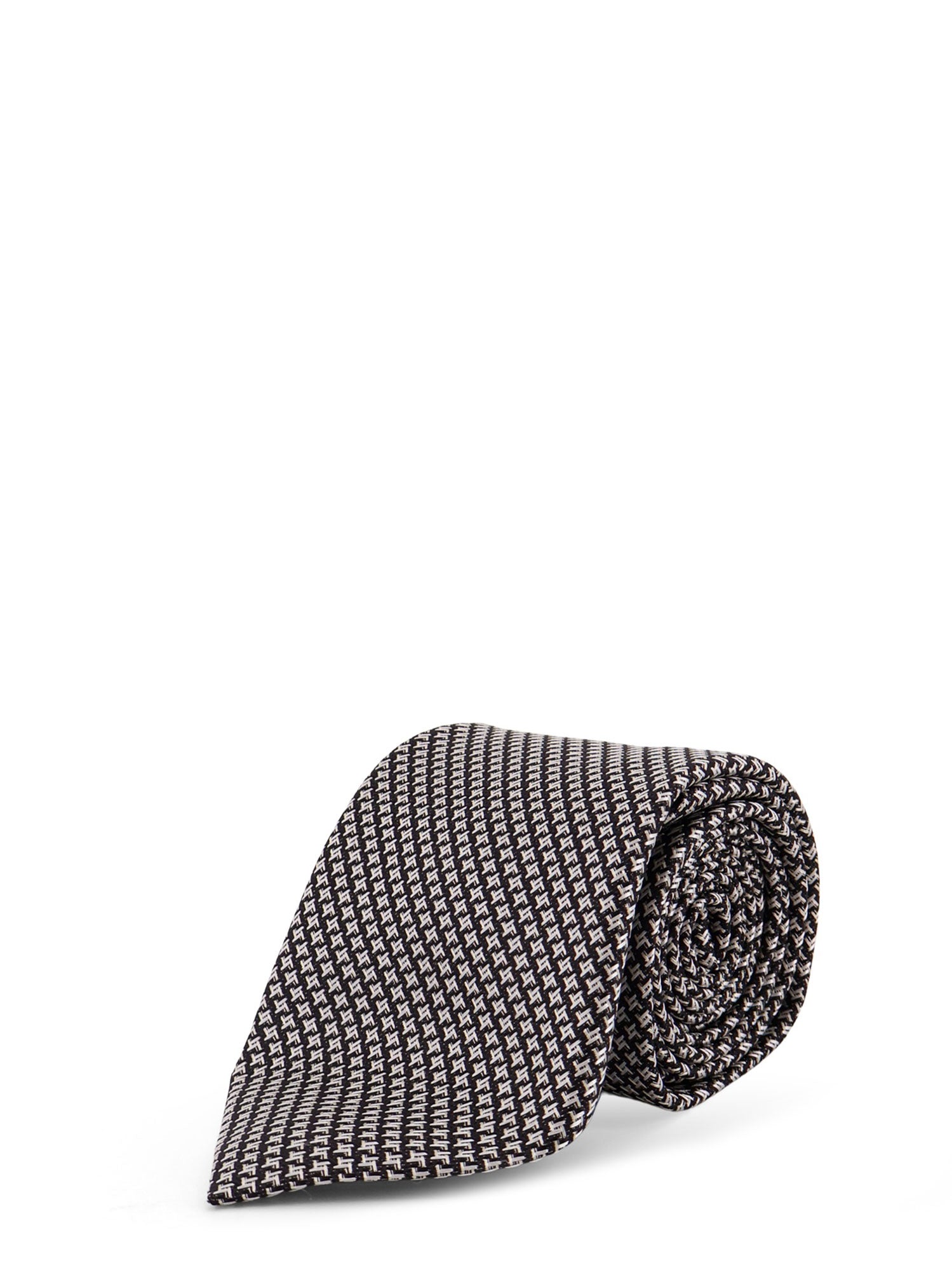 Tom Ford Ties Black&white Seta