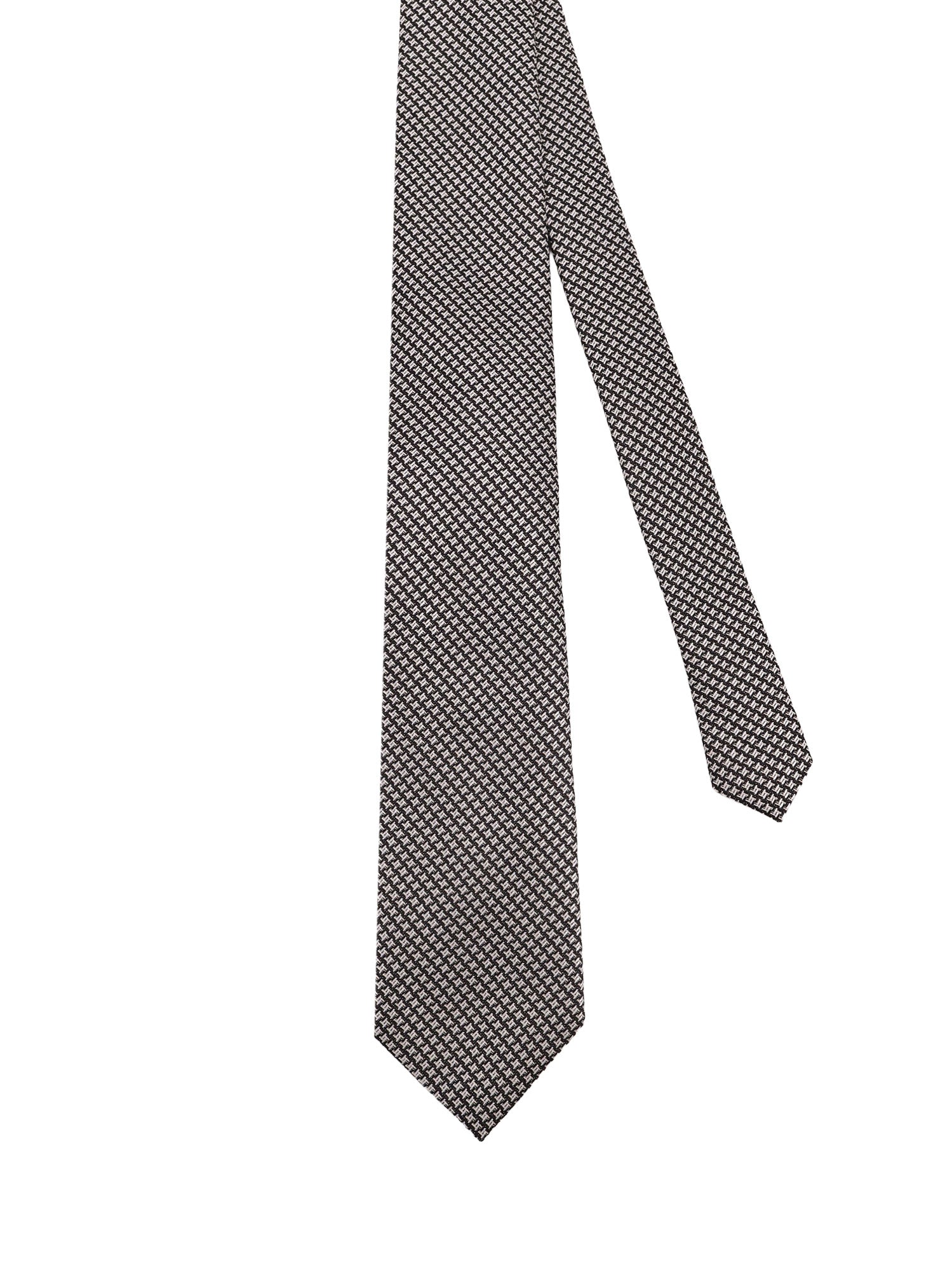 Tom Ford Ties Black&white Seta