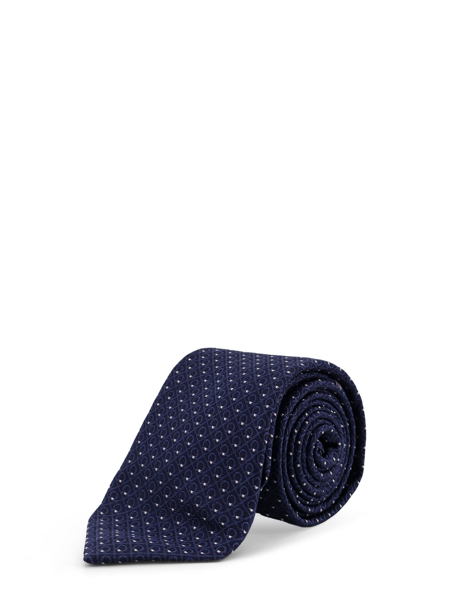 Ferragamo Ties Blue Seta