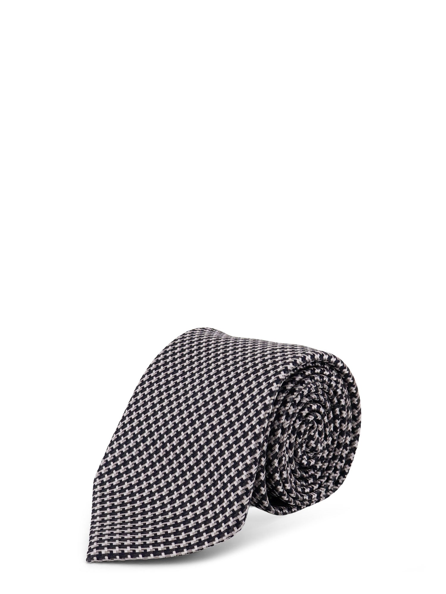 Tom Ford Ties Charcoal Seta