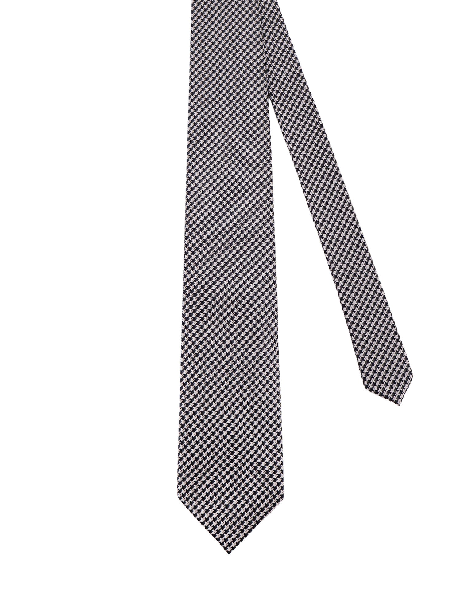 Tom Ford Ties Charcoal Seta