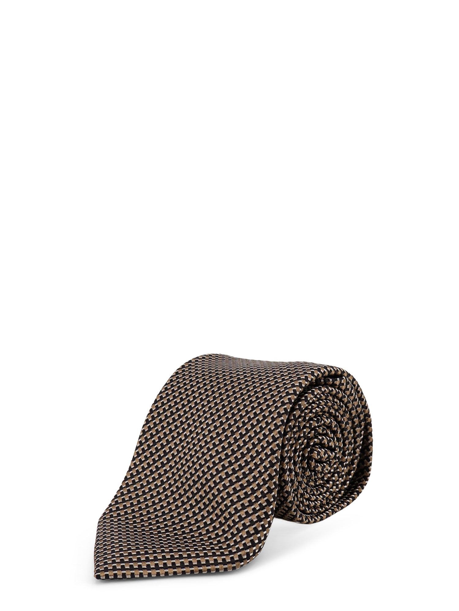 Tom Ford Ties Khaki Beige Seta