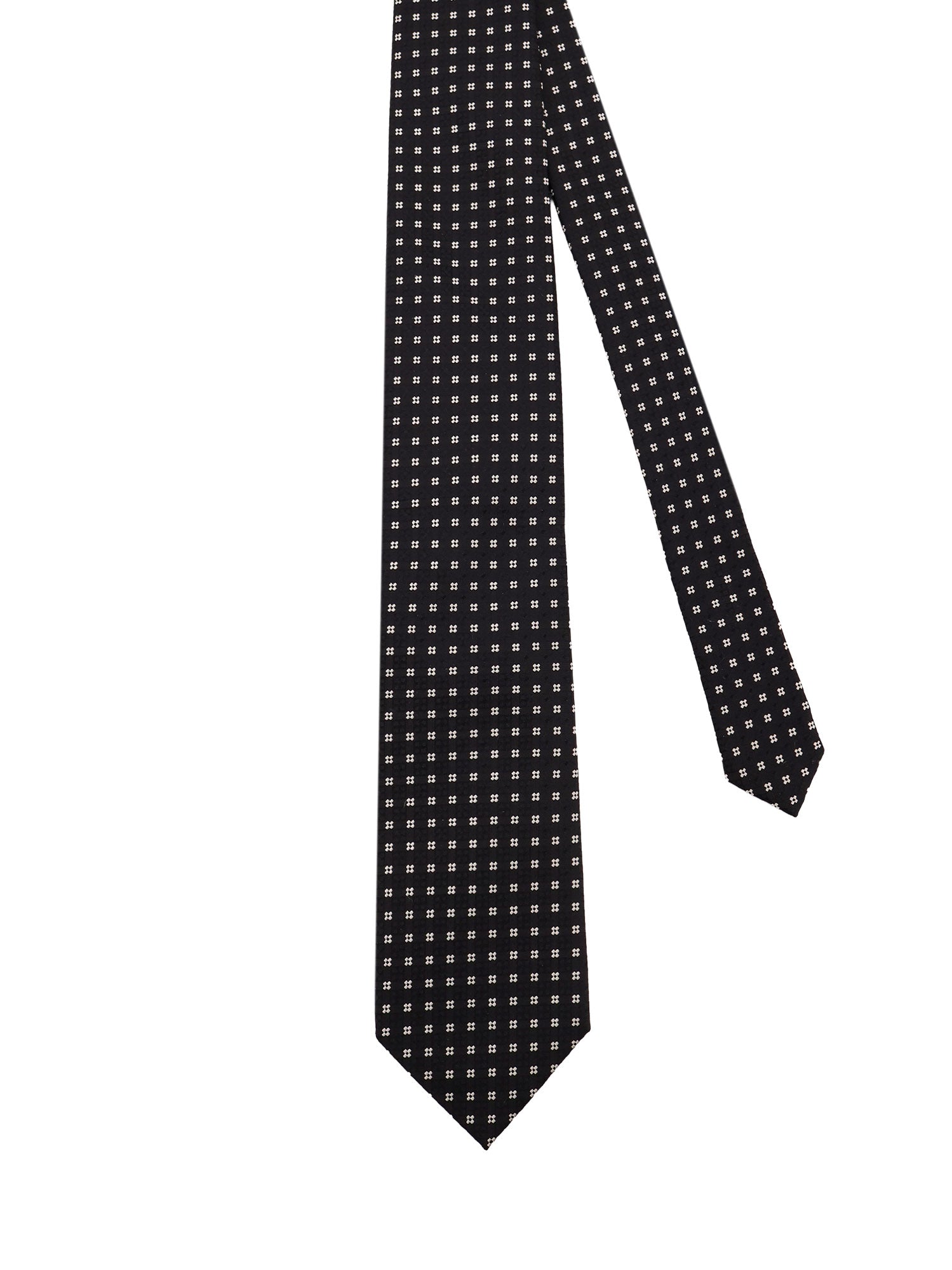 Tom Ford Ties Black&white Seta