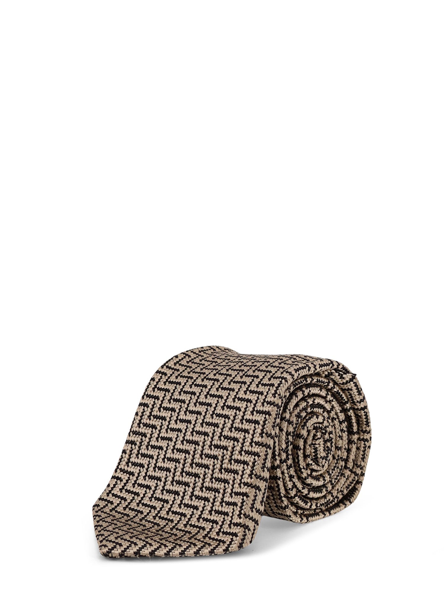 Tom Ford Ties Beige Seta